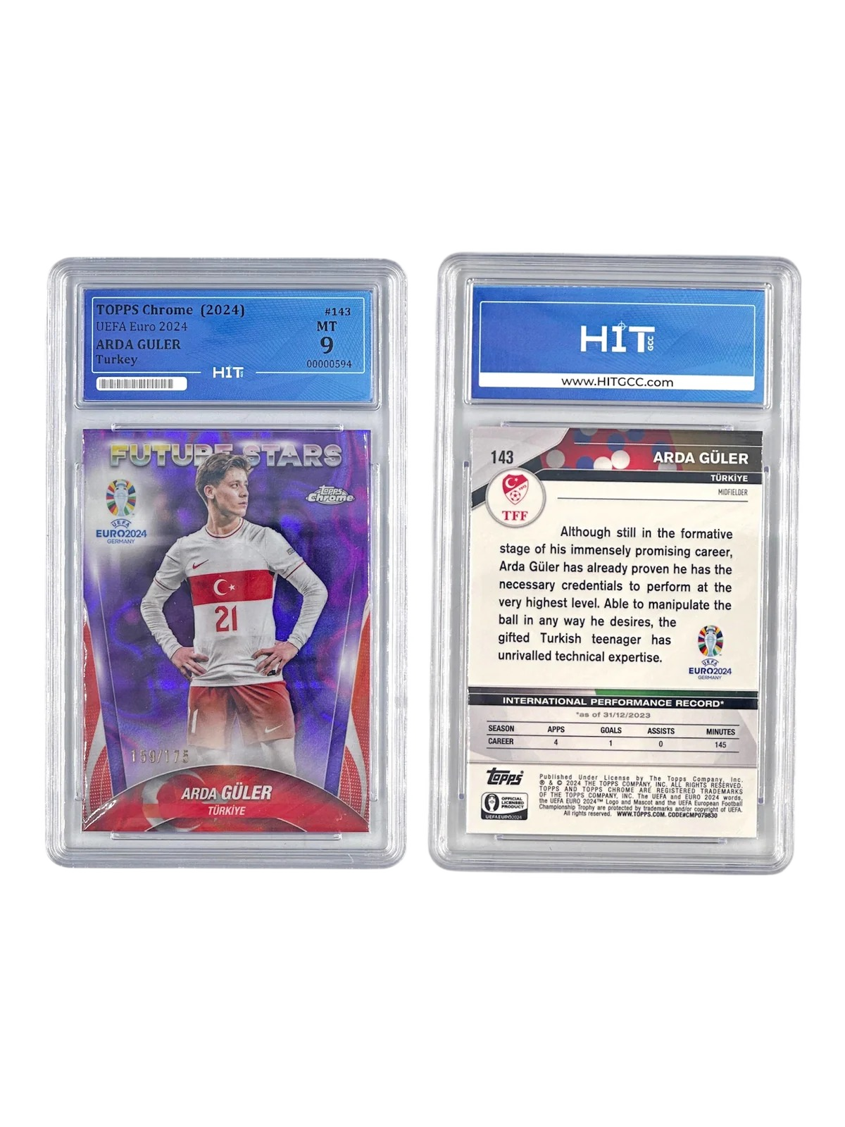 Arda Güler Topps Chrome (2024 UEFA Euro) 00000594