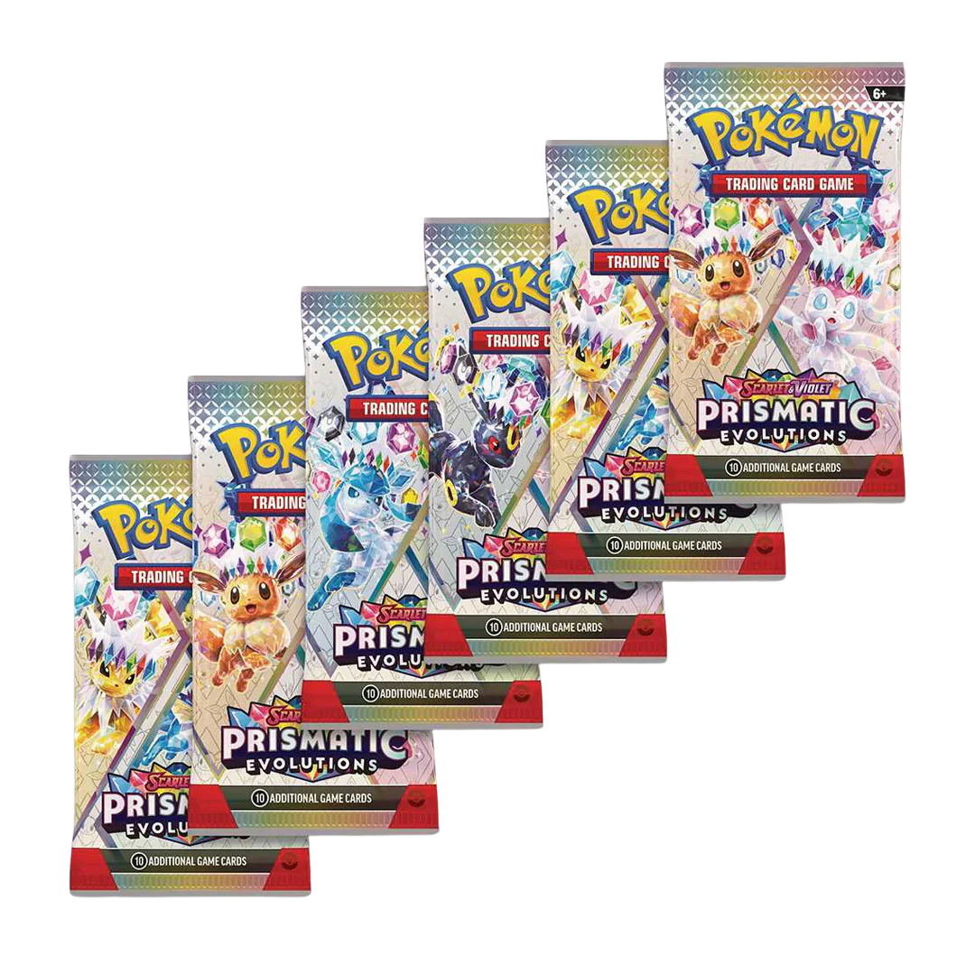Prismatic Evolutions Booster Bundle Display Case