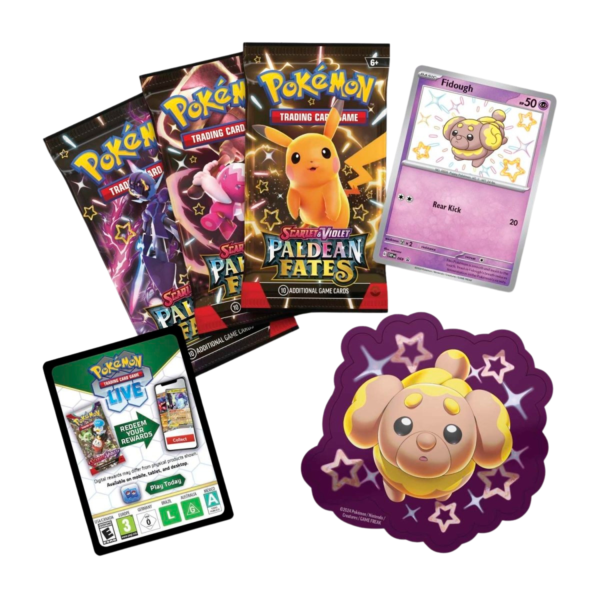 Paldean Fates Tech Sticker Collection