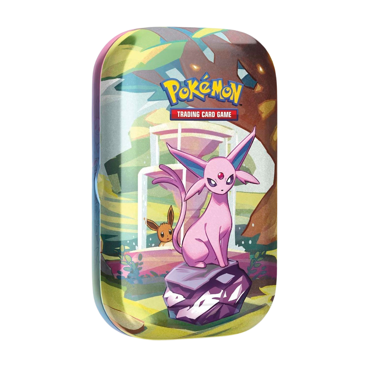 Prismatic Evolutions Mini Tin