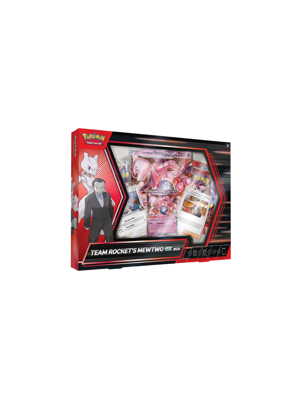 Pokemon Team Rocket's Mewtwo ex box