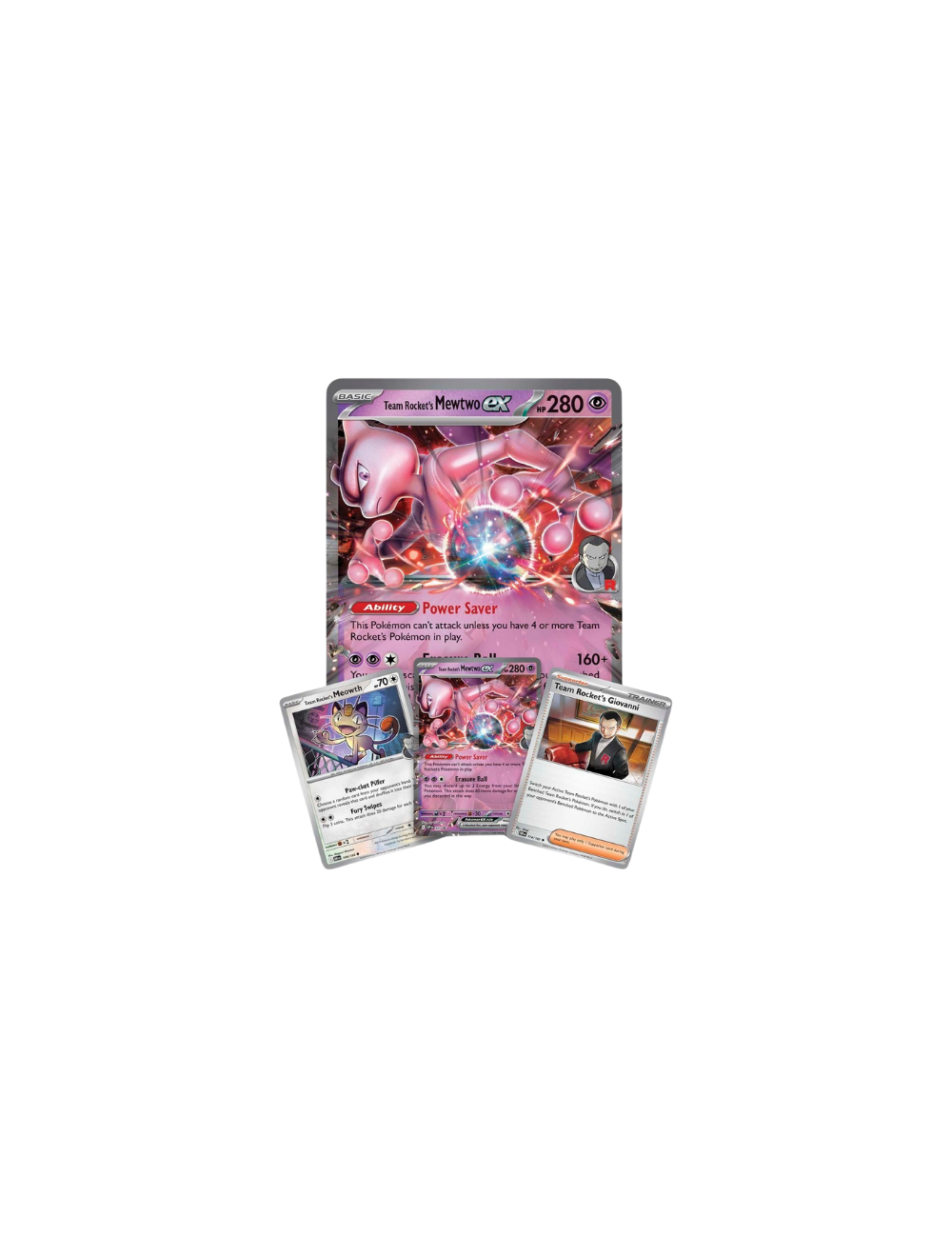 Pokemon Team Rocket's Mewtwo ex box