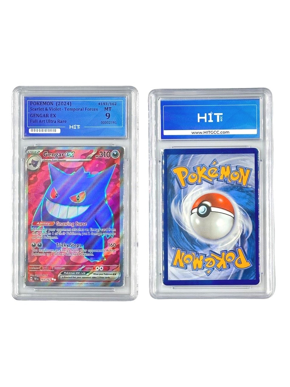 Pokémon Gengar EX Full Art Ultra Rare (Scarlet & Violet - Temporal Forces) 00002191