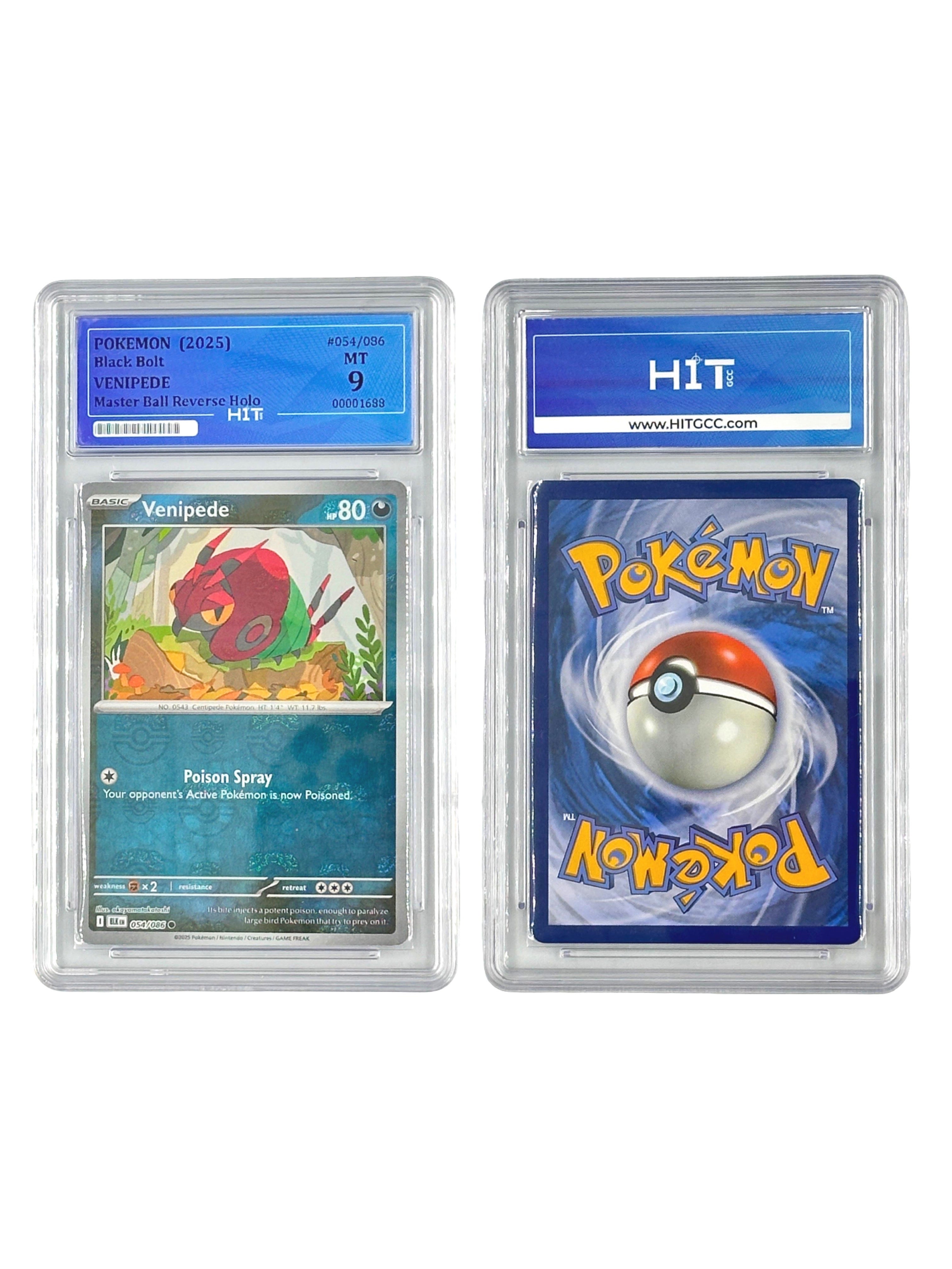 Pokémon Venipede Master Ball Reverse Holo (Black Bolt) 00001688