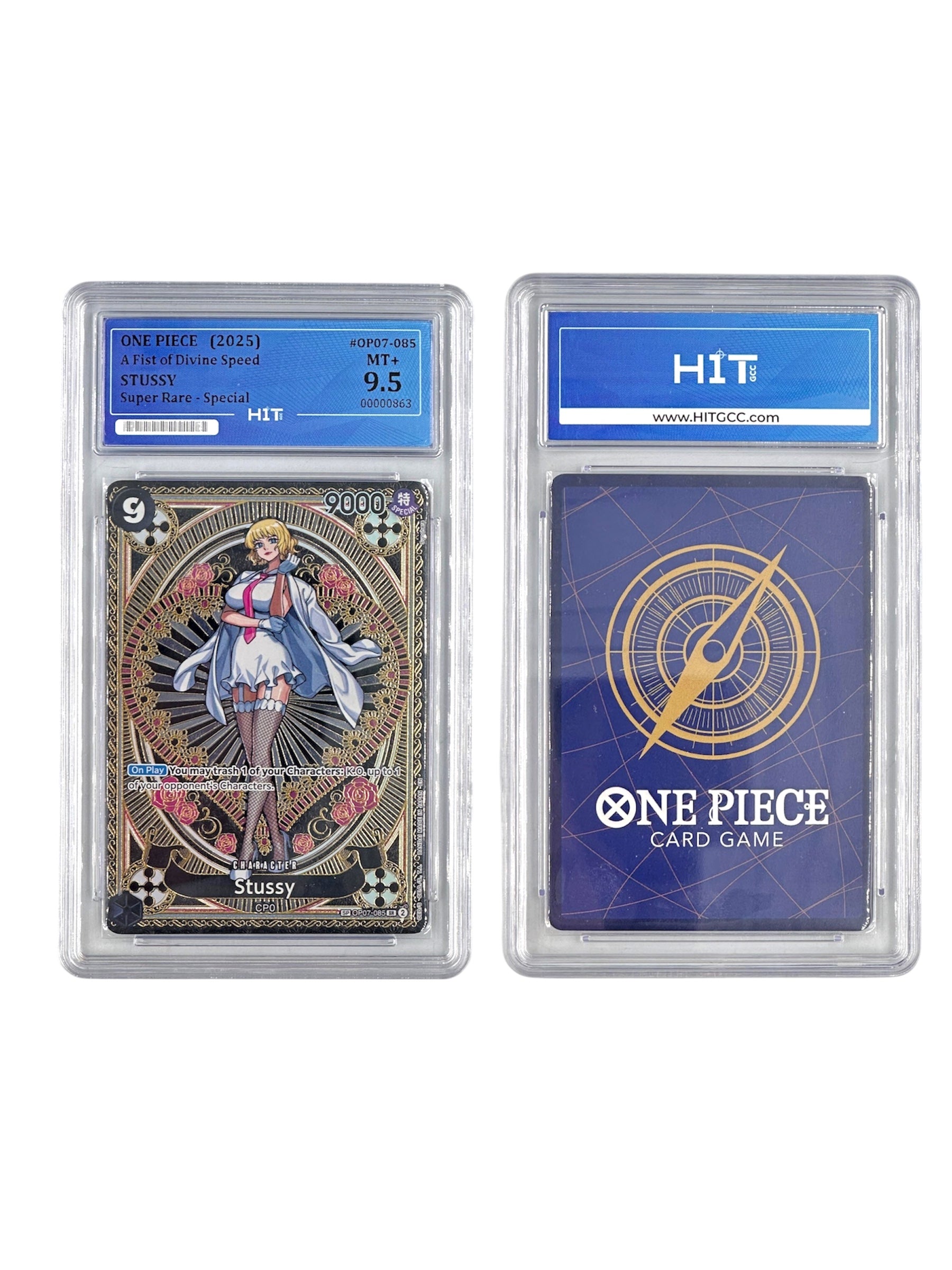 One Piece Stussy Super Rare - Special (A Fist of Divine Speed) 00000863