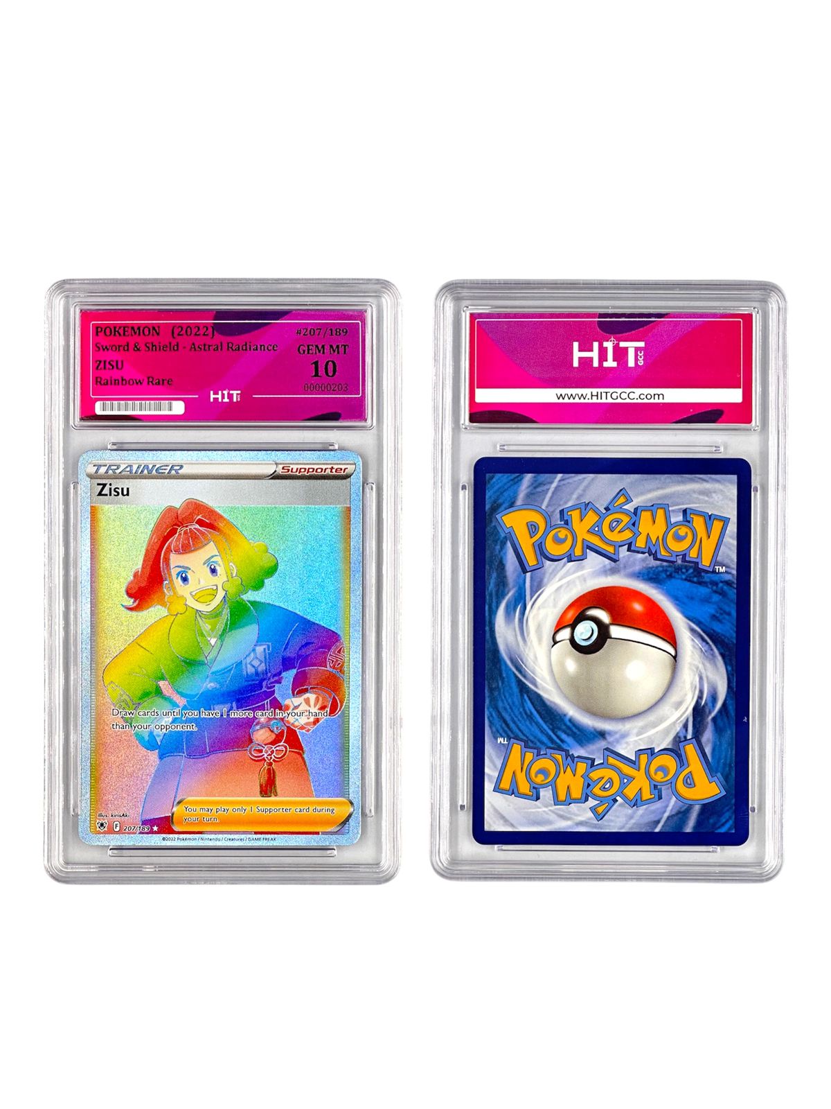 Pokémon Zisu Rainbow Rare (Sword & Shield - Astral Radiance) 00000203