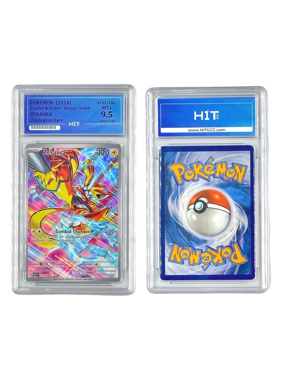 Pokémon Zeraora Illustration Rare (Scarlet & Violet - Stellar Crown) 00001949