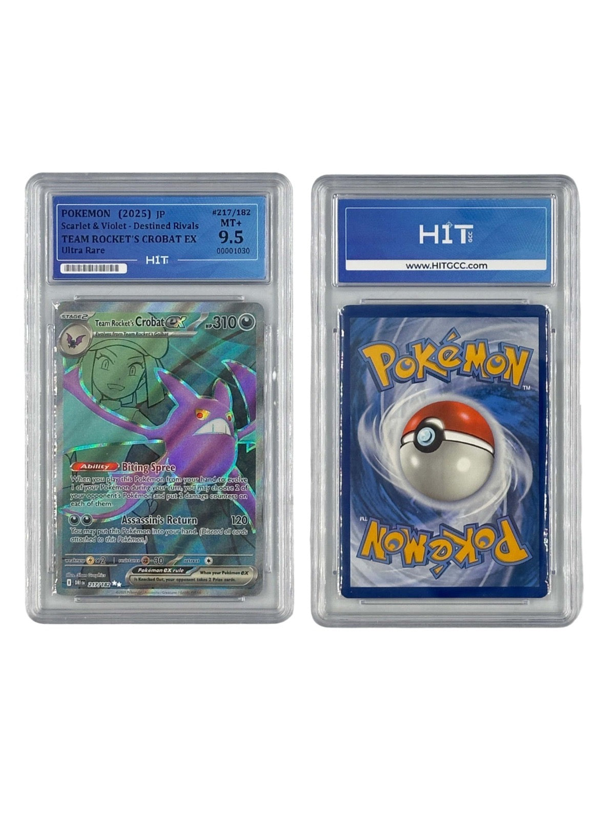 Pokémon Team Rocket's Crobat EX (JP Scarlet & Violet - Destined Rivals) 00001030