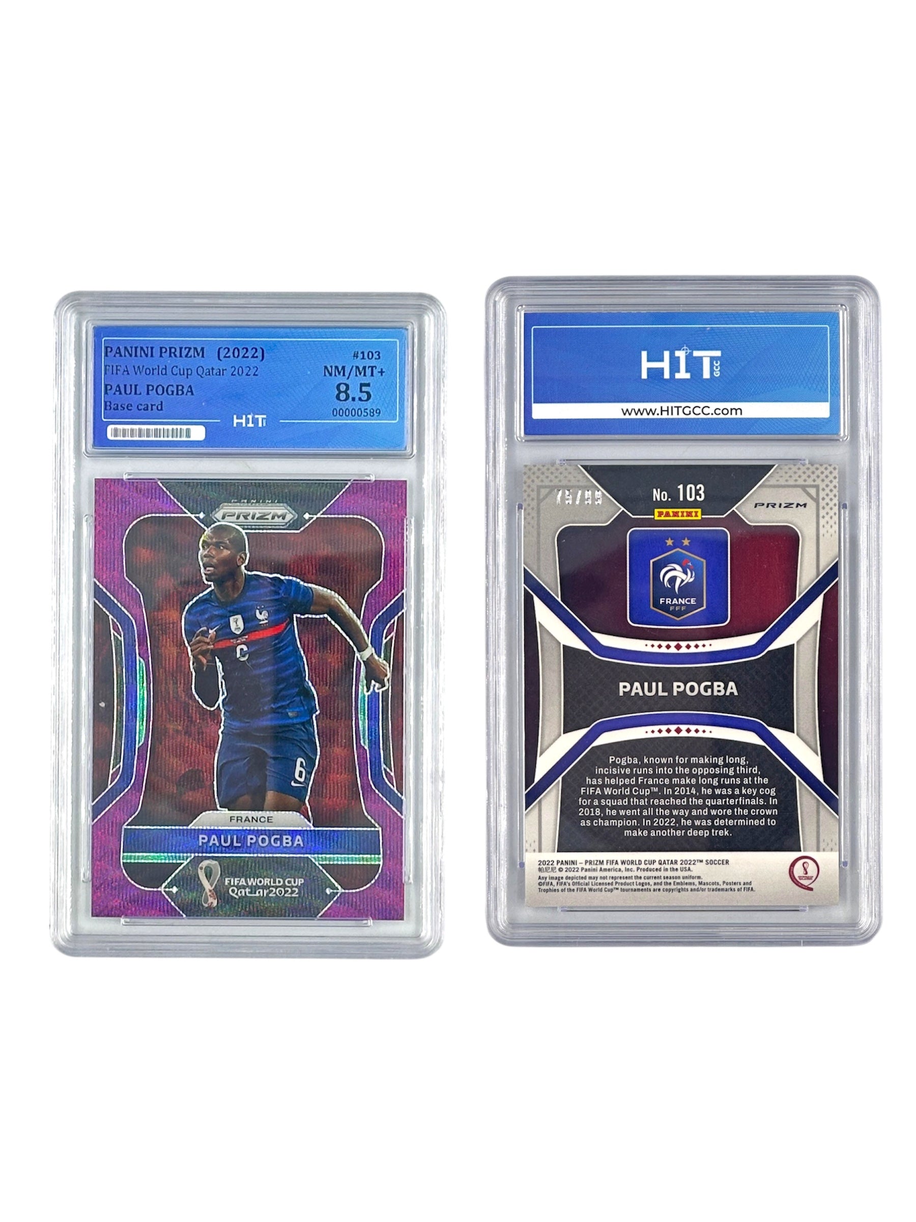 Panini Prizm Paul Pogba (2022 FIFA World Cup Qatar) 00000589