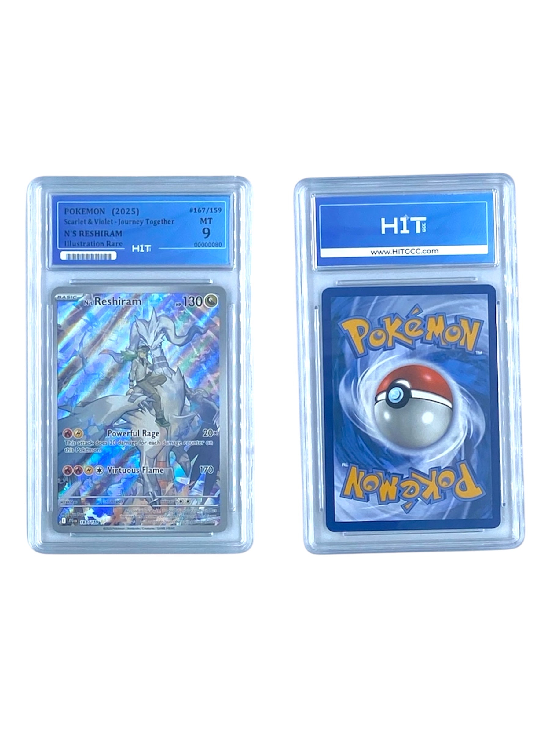 Pokémon N'S Reshiram Illustration Rare (Scarlet & Violet - Journey Together) 00000080