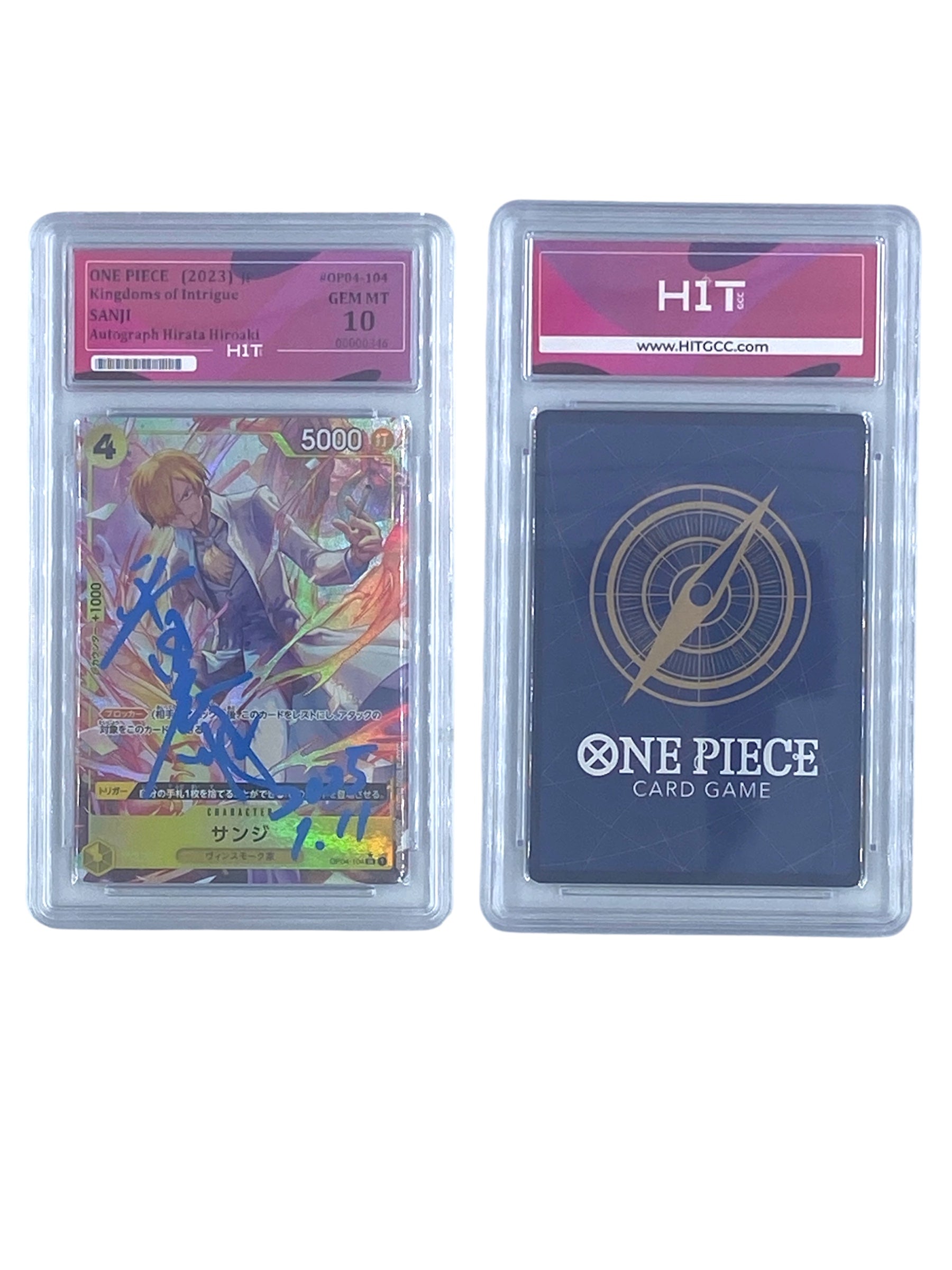 One Piece Sanji Autograph Hirata Hiroaki (JP Kingdoms of Intrigue) 00000346