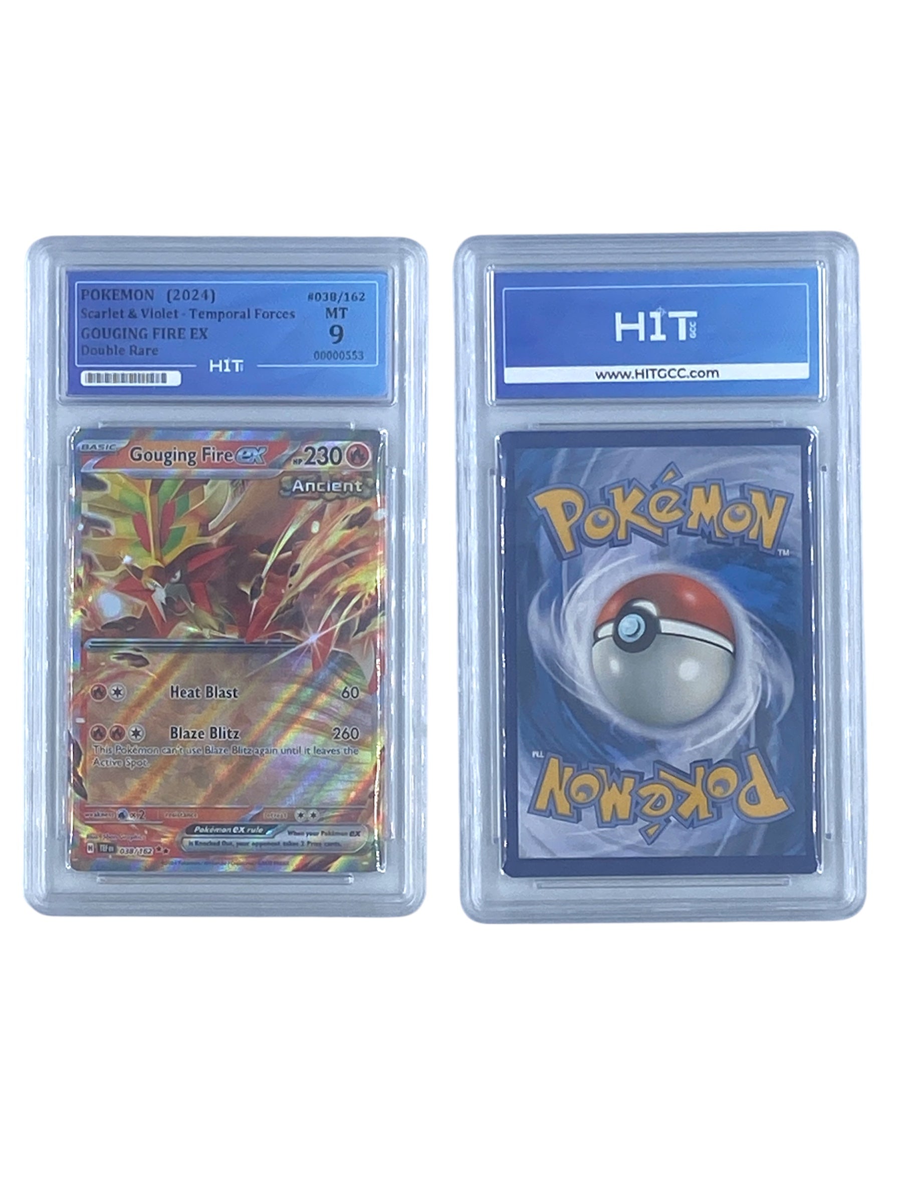 Pokémon Gouging Fire EX (Scarlet & Violet - Temporal Forces) 00000553