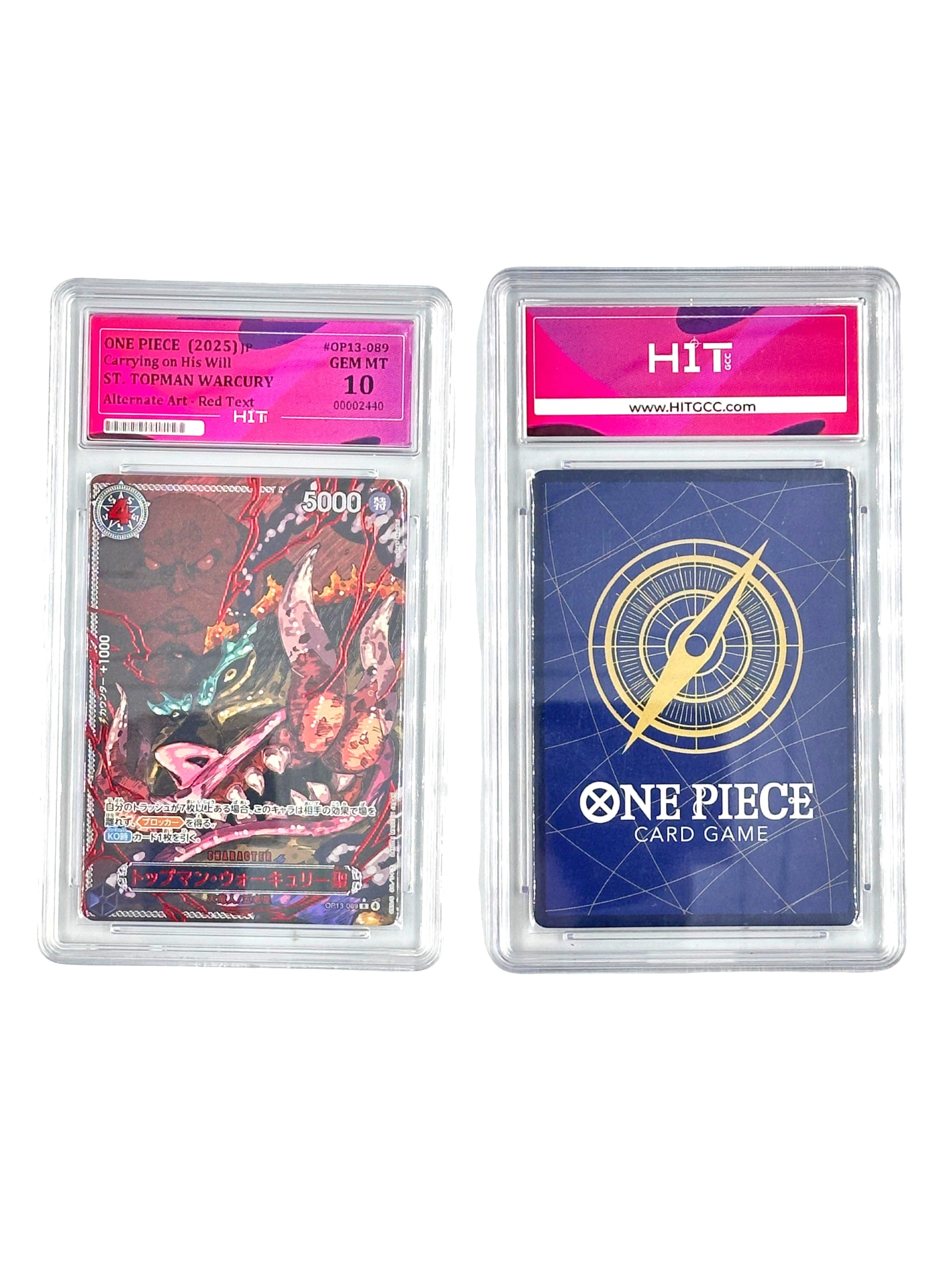 One Piece St. Topman Warcury Alternate Art - Red Text (JP Carrying on His Will) 00002440