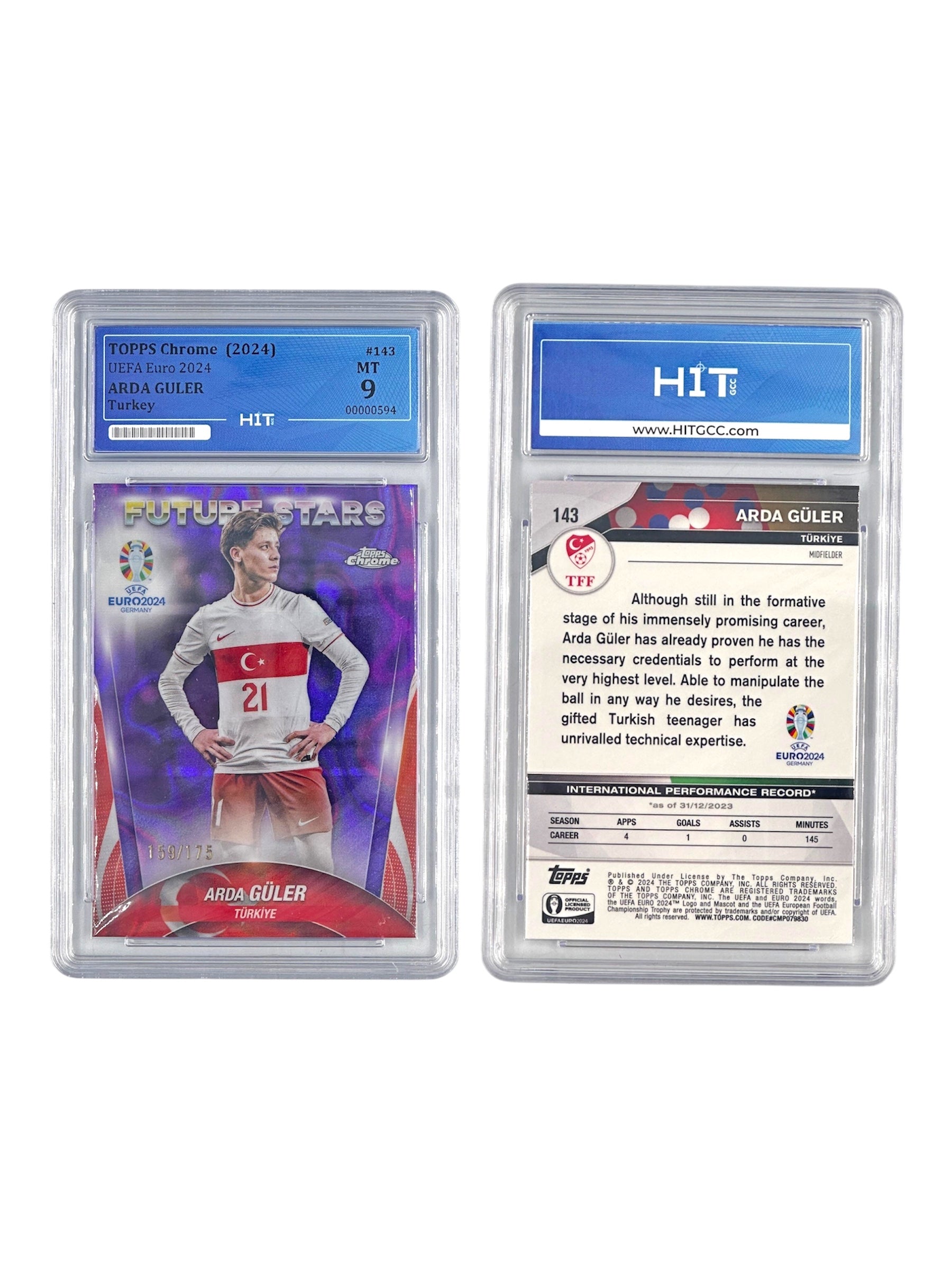 Arda Güler Topps Chrome (2024 UEFA Euro) 00000594
