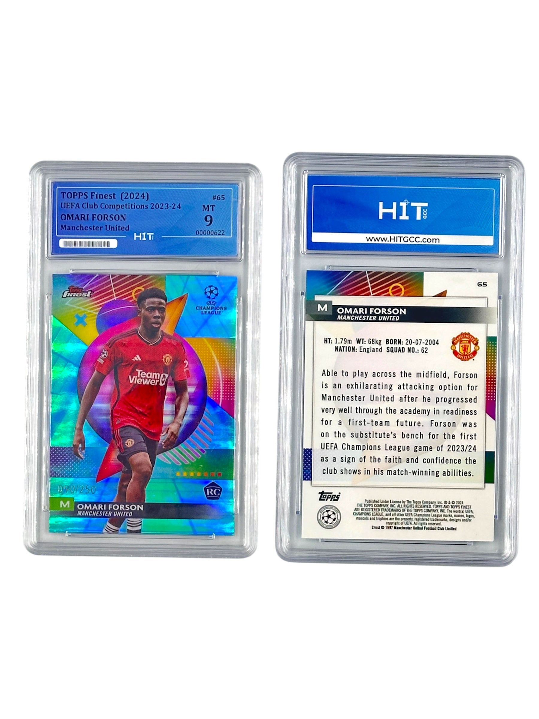 Omari Forson (Topps Finest 2024) 00000622