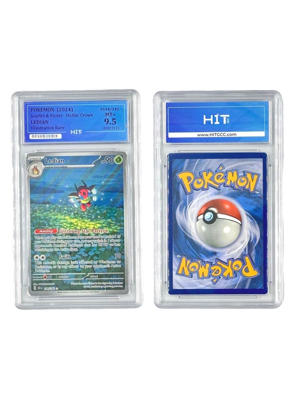 Pokémon Ledian Illustration Rare (Scarlet & Violet - Stellar Crown) 00001915