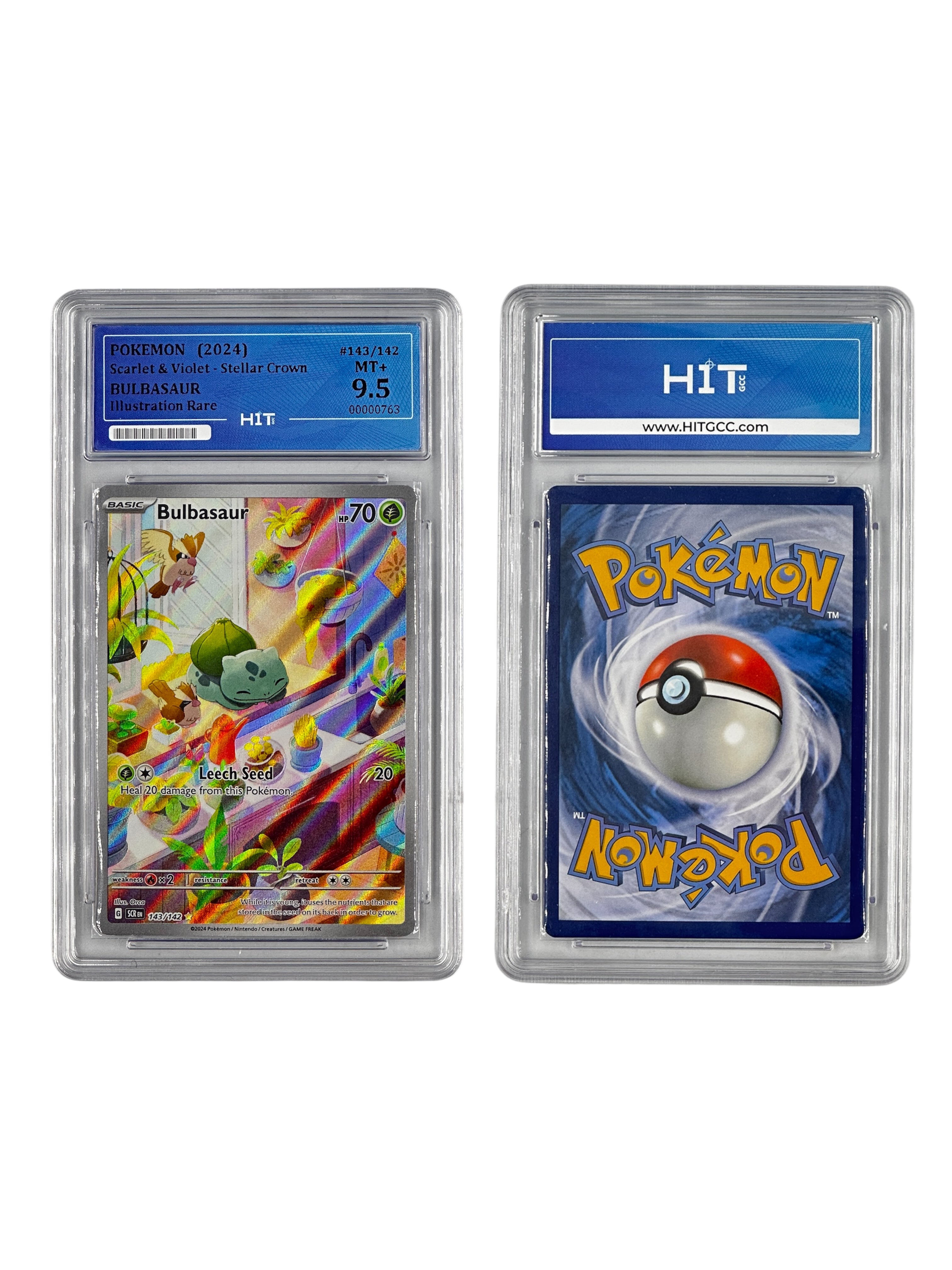 Pokémon Bulbasaur Illustration Rare (Scarlet & Violet - Stellar Crown) 00000763