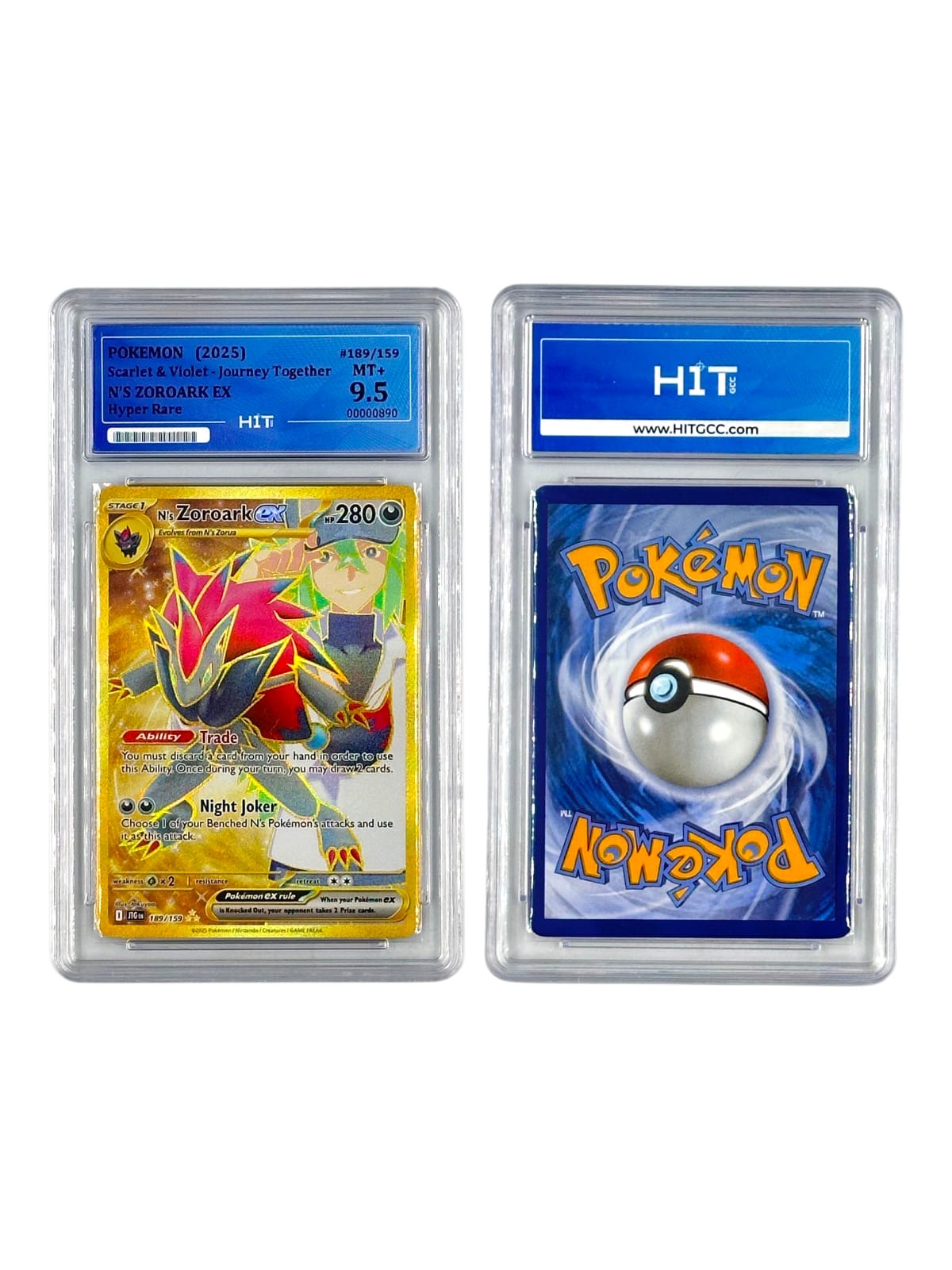 Pokémon N's Zoroark EX (Scarlet & Violet - Journey Together) 00000890