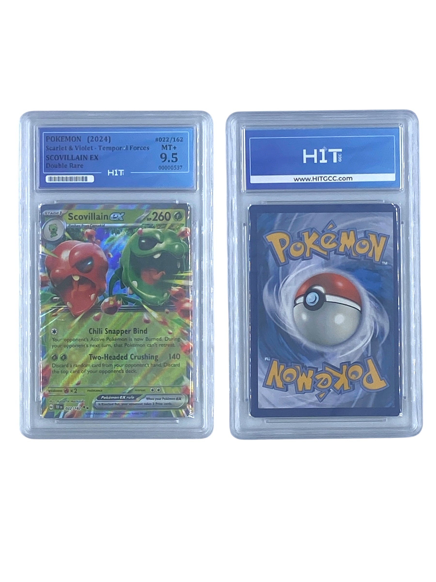 Pokémon Scovillain EX Double Rare (Scarlet & Violet - Temporal Forces) 00000537