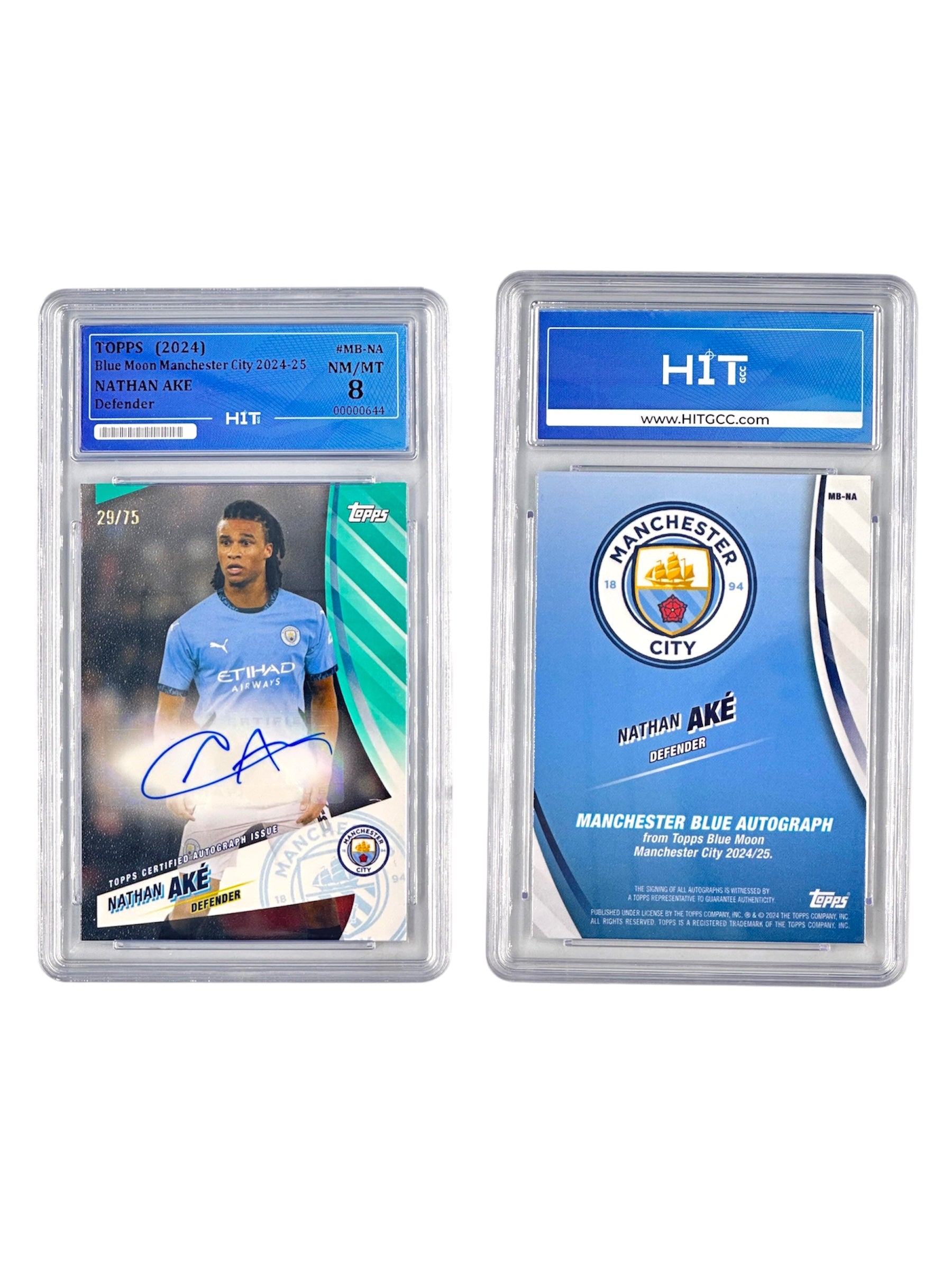 Topps Nathan Ake (Blue Moon Manchester City 2024-25) 00000644