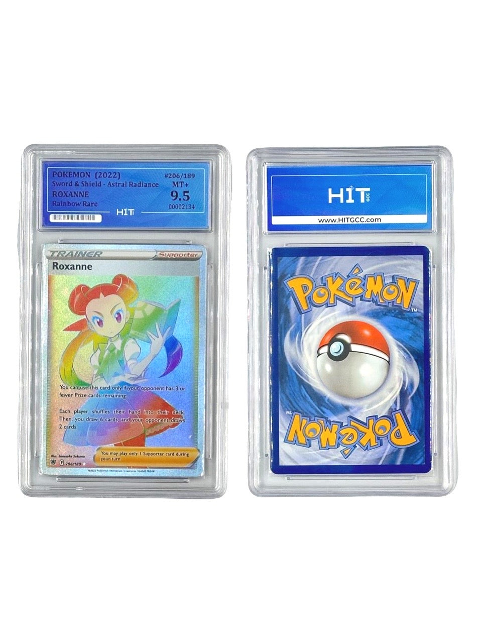 Pokémon Roxanne Rainbow Rare (Sword & Shield - Astral Radiance) 00002134