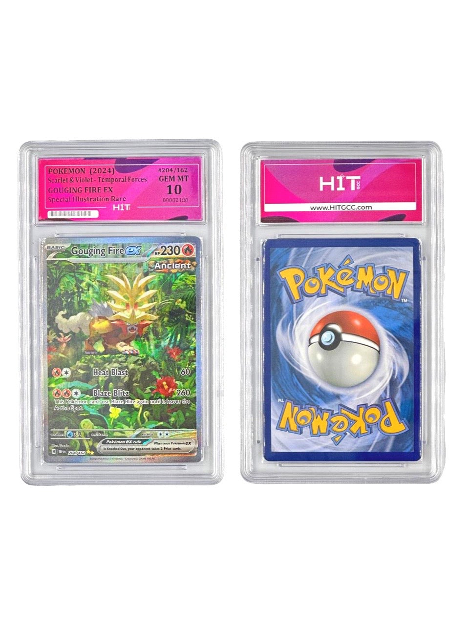 Pokémon Gouging Fire EX Special Illustration Rare (Scarlet & Violet - Temporal Forces) 00002180