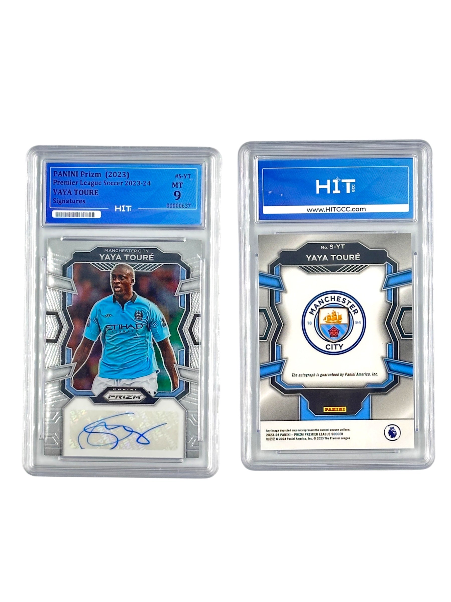 Panini Prizm Yaya Toure Signatures (Premier League Soccer 2023-24) 00000637