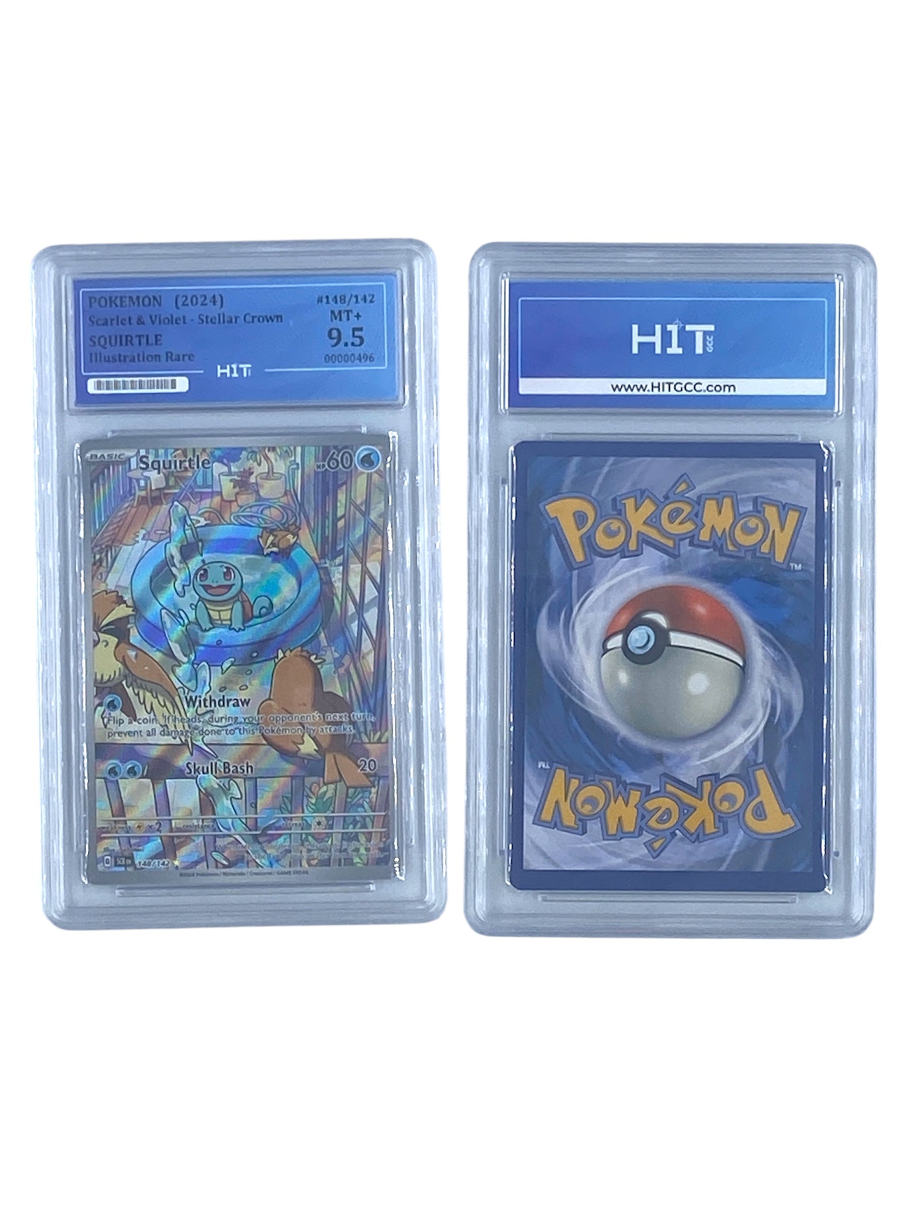 Pokémon Squirtle Illustration Rare (Scarlet & Violet - Stellar Crown) 00000496