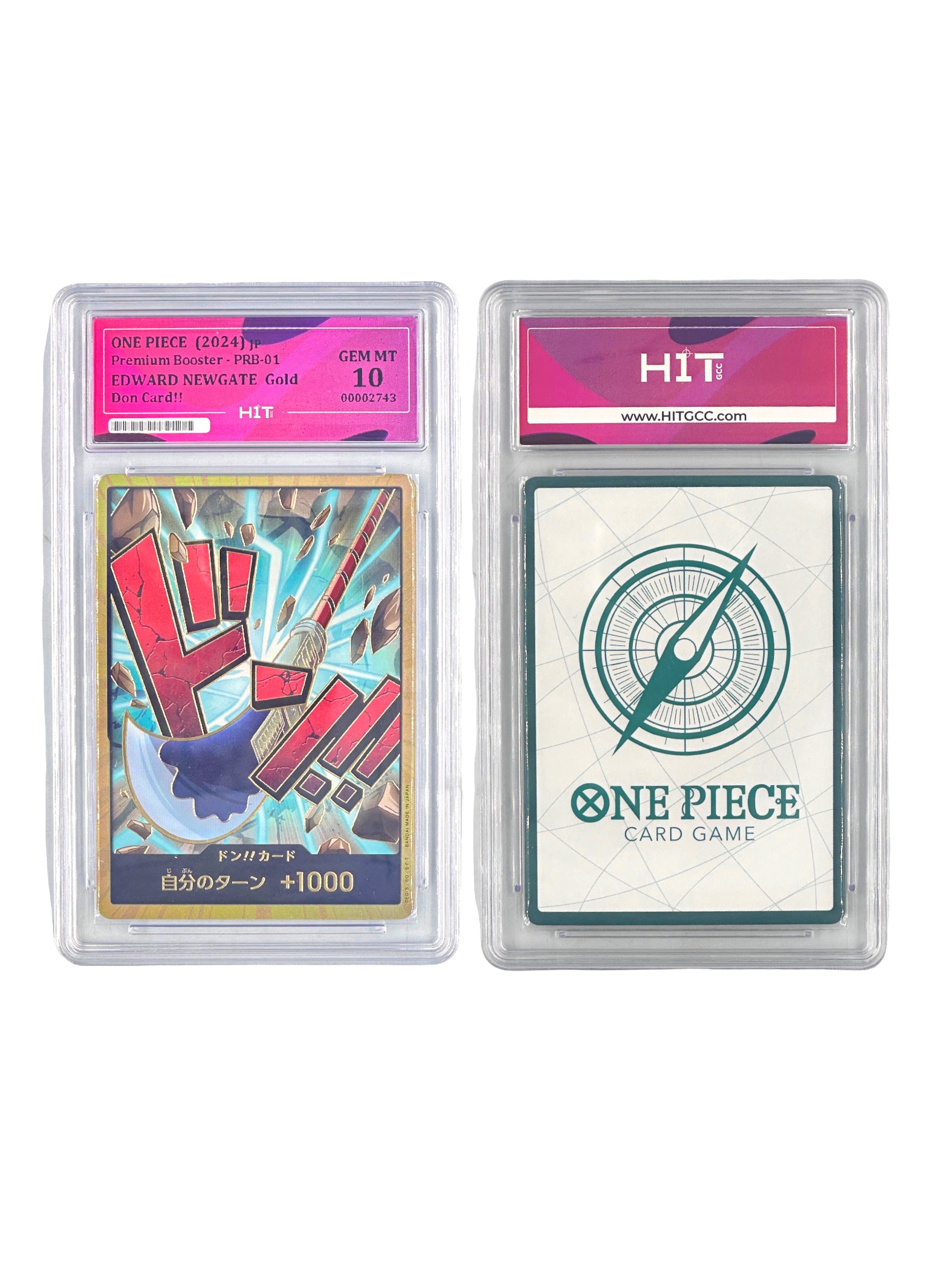 One Piece Edward Newgate Gold Don Card (JP Premium Booster) 00002743