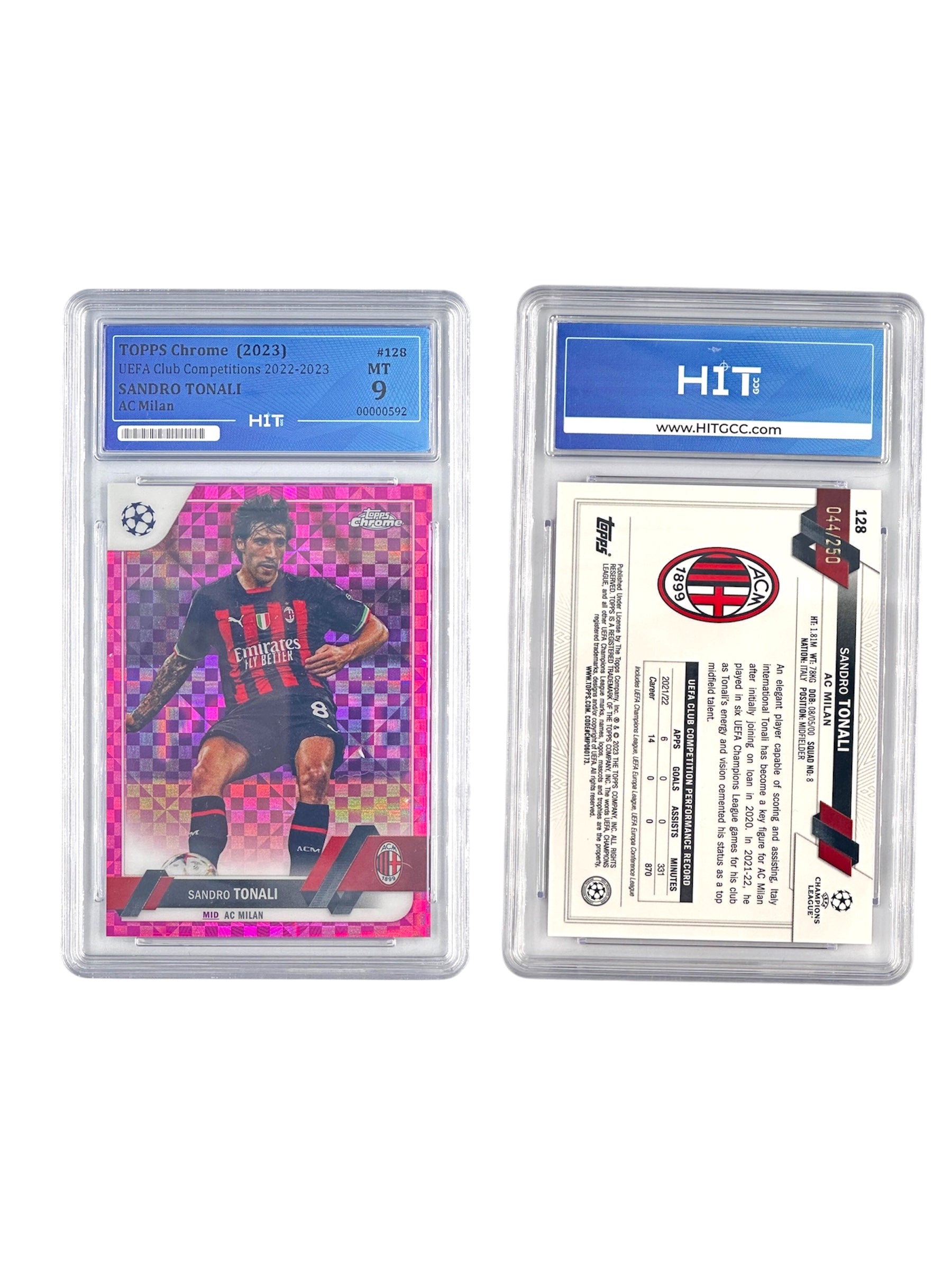 Topps Chrome (2023) Sandro Tonali 00000592