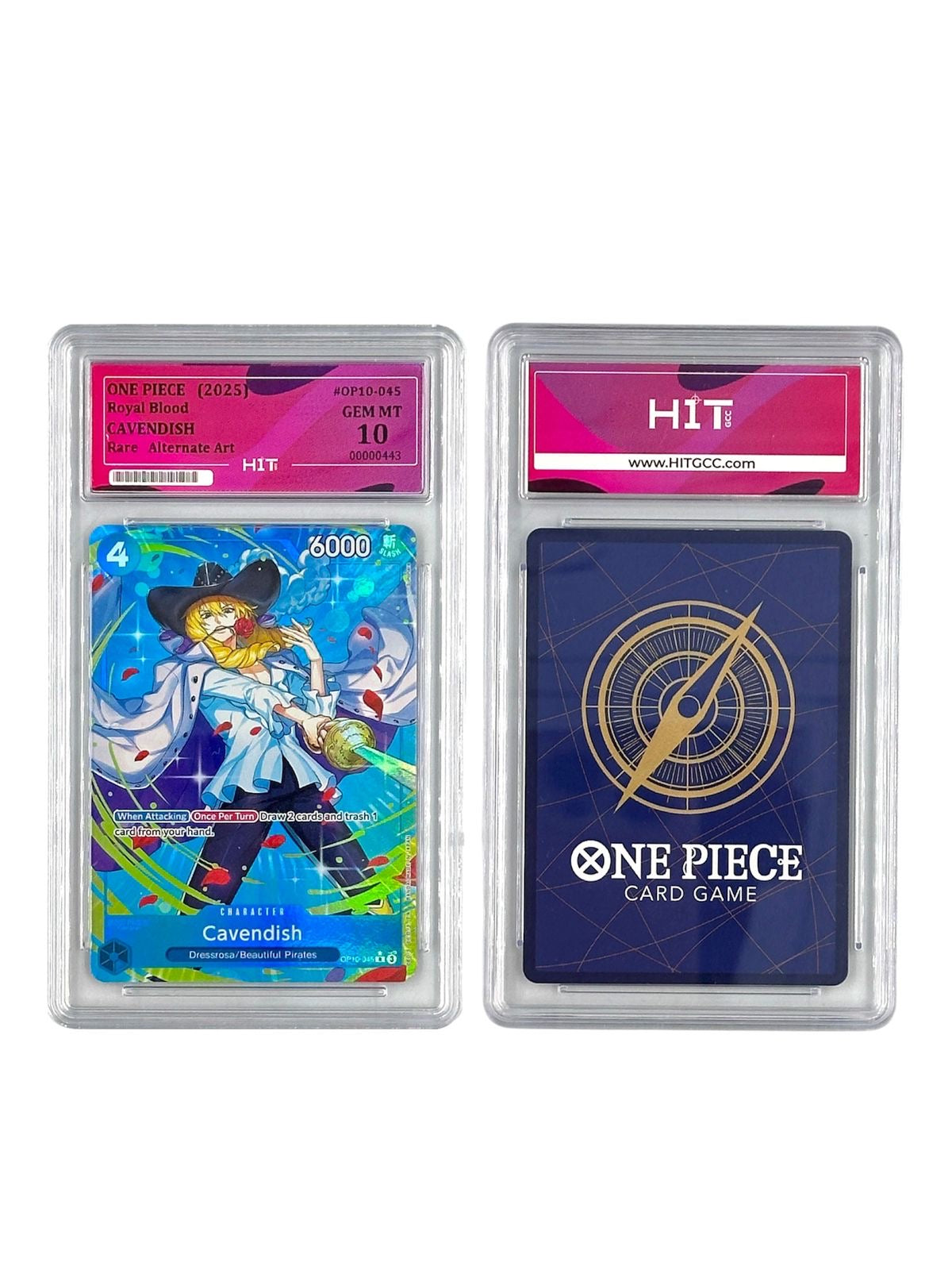 One Piece Cavendish Rare Alternate Art (Royal Blood) 00000443