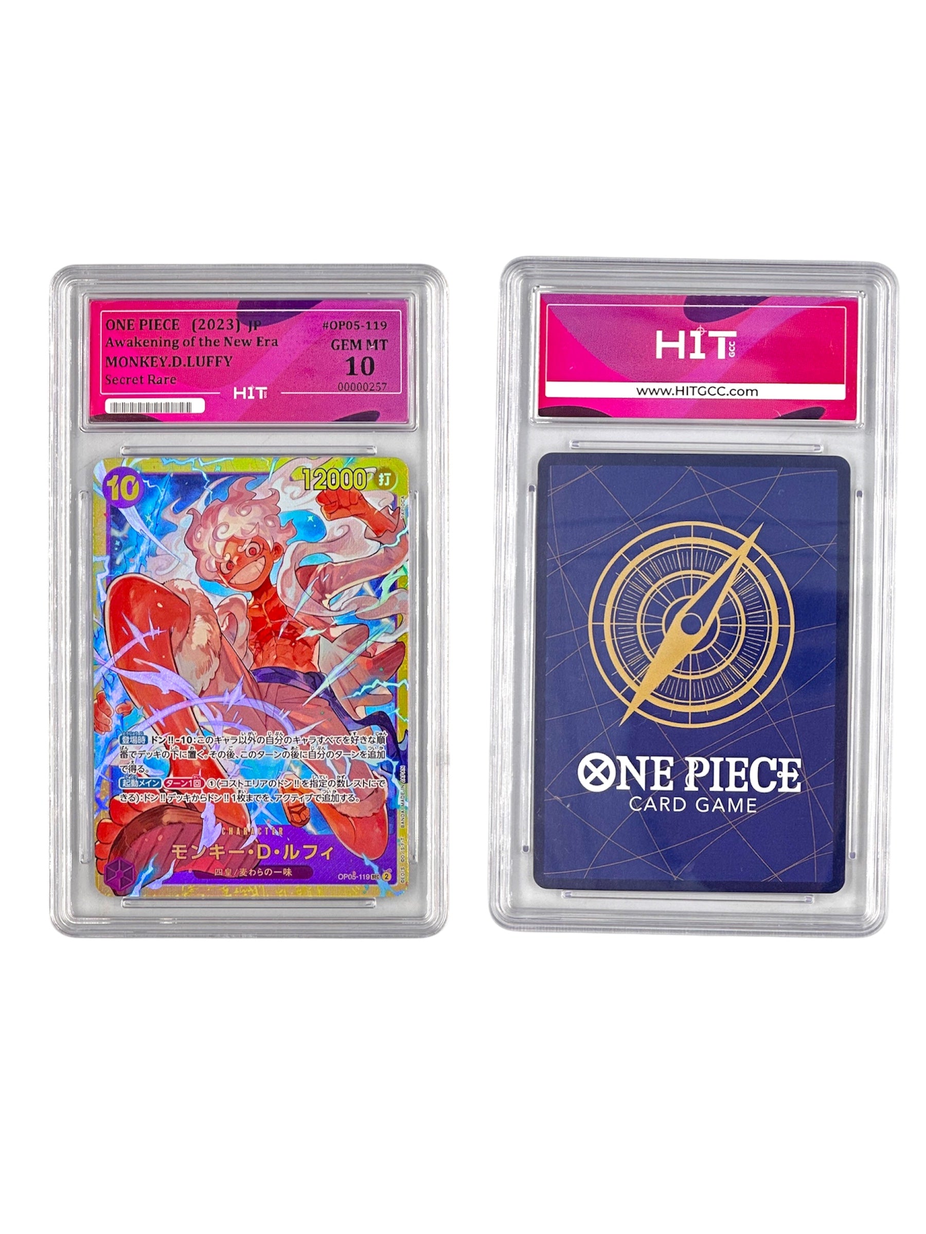 One Piece Monkey D. Luffy Secret Rare (JP Awakening of the New Era) 00000257