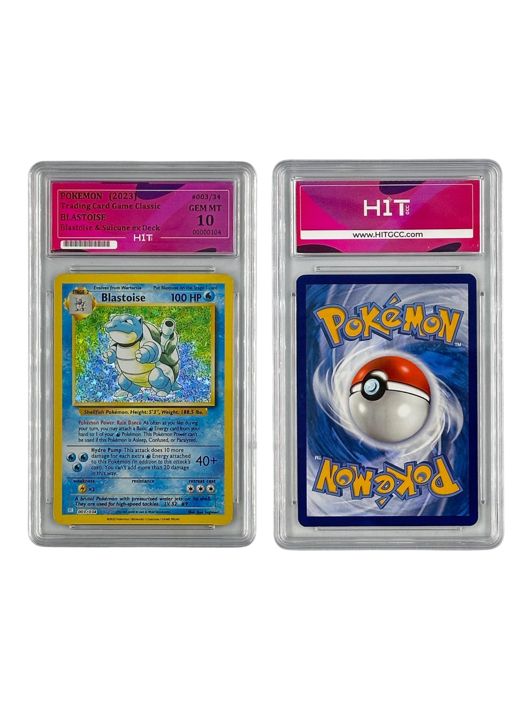 Pokémon Blastoise (2023 Trading Card Game Classic) 00000104