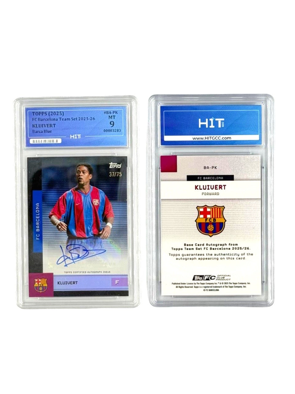 FC Barcelona Kluivert (Topps FC Barcelona Team Set 2025-26) 00003283