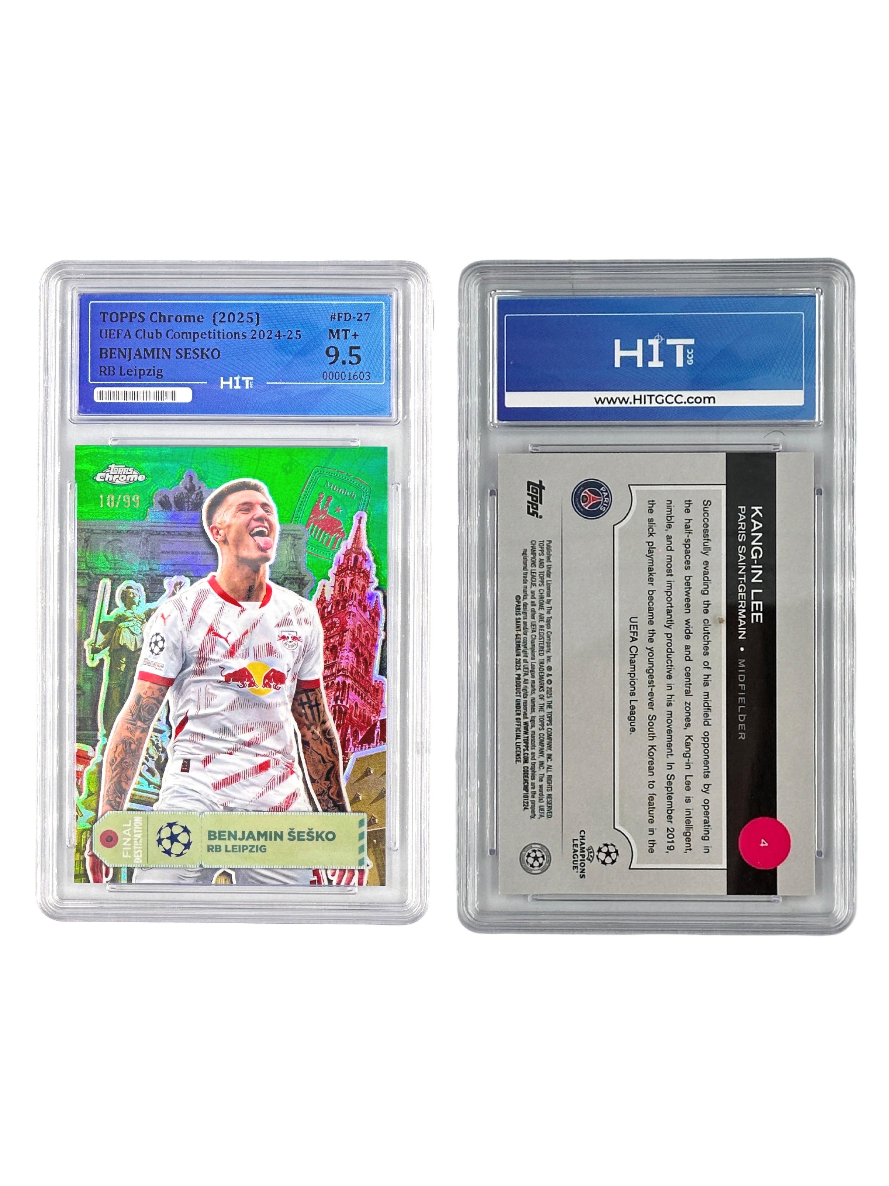 Topps Chrome Benjamin Šeško (2025 UEFA Club Competitions) 00001603