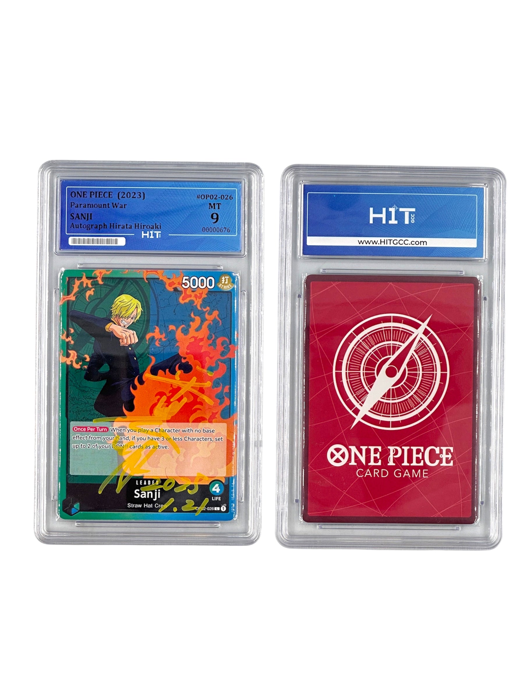 One Piece Sanji Autograph (Paramount War) 00000676