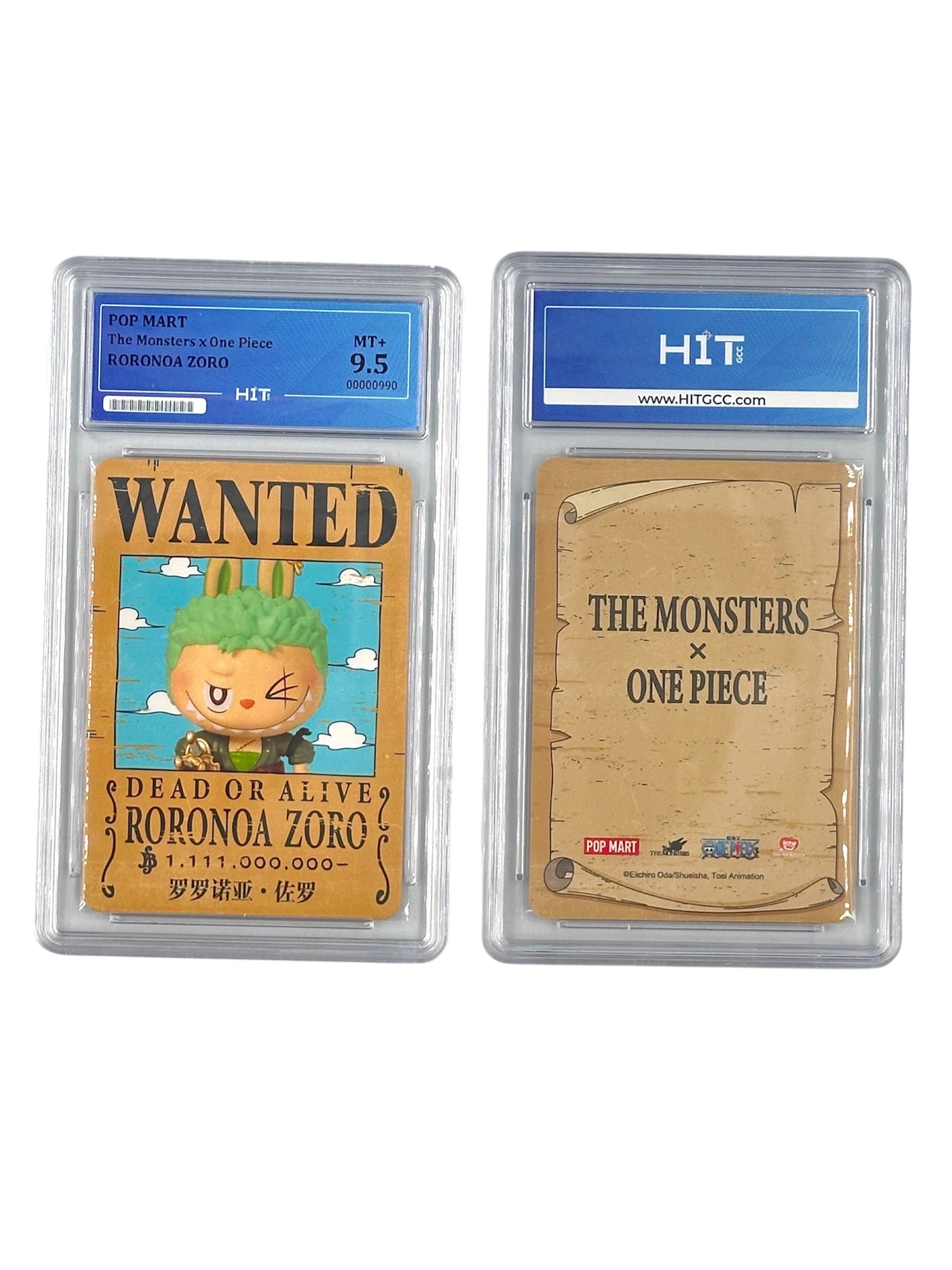 POP MART The Monsters x One Piece RORONOA ZORO 00000990