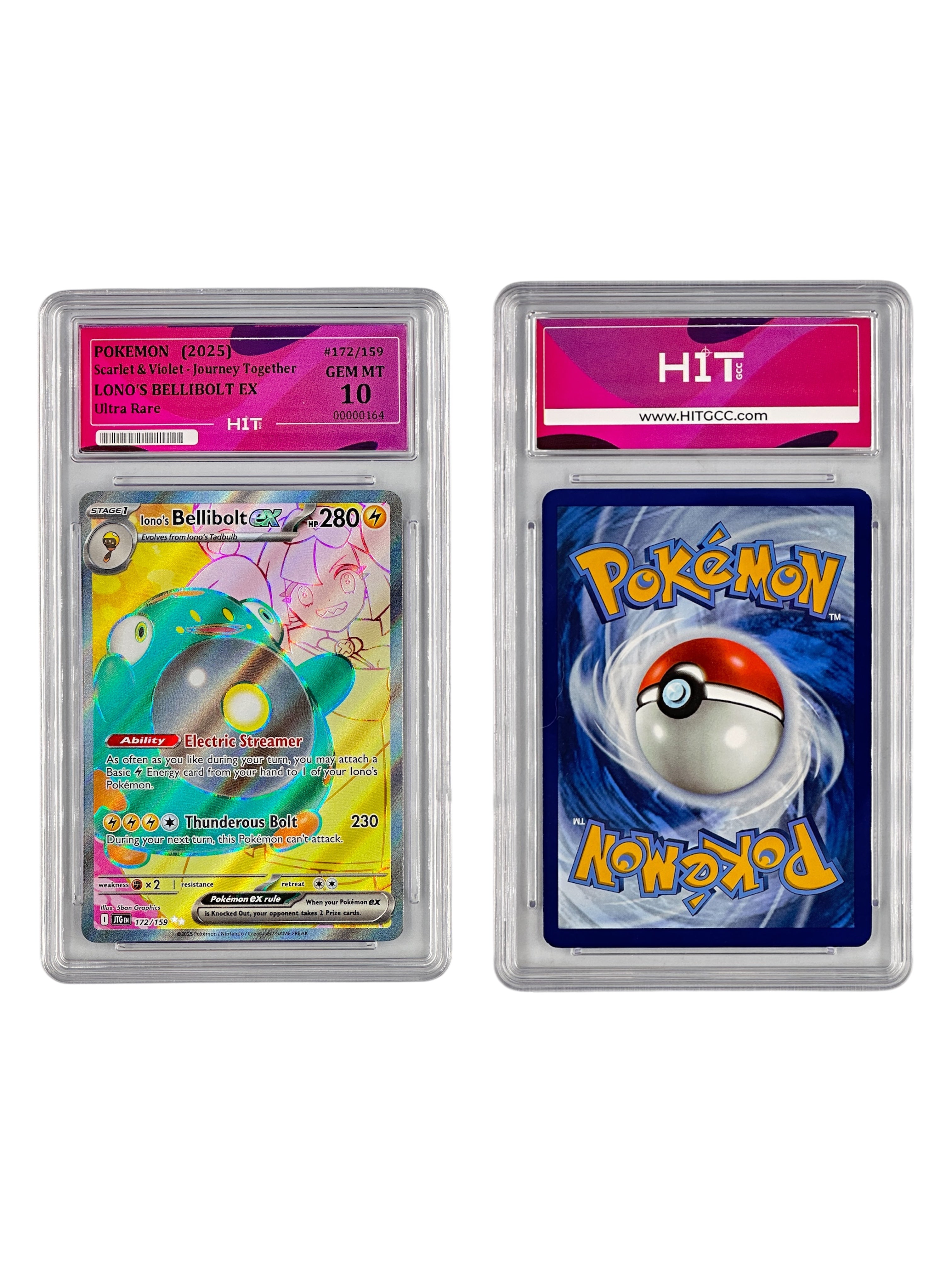 Pokémon Iono's Bellibolt EX (Scarlet & Violet - Journey Together) 00000164