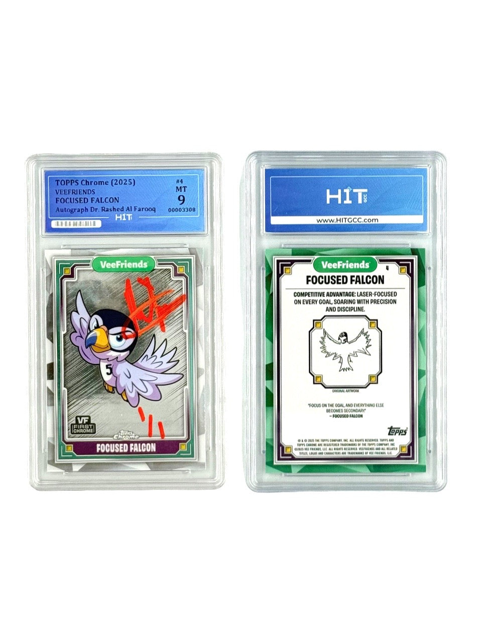 VeeFriends Focused Falcon (Topps Chrome (2025)) 00003308