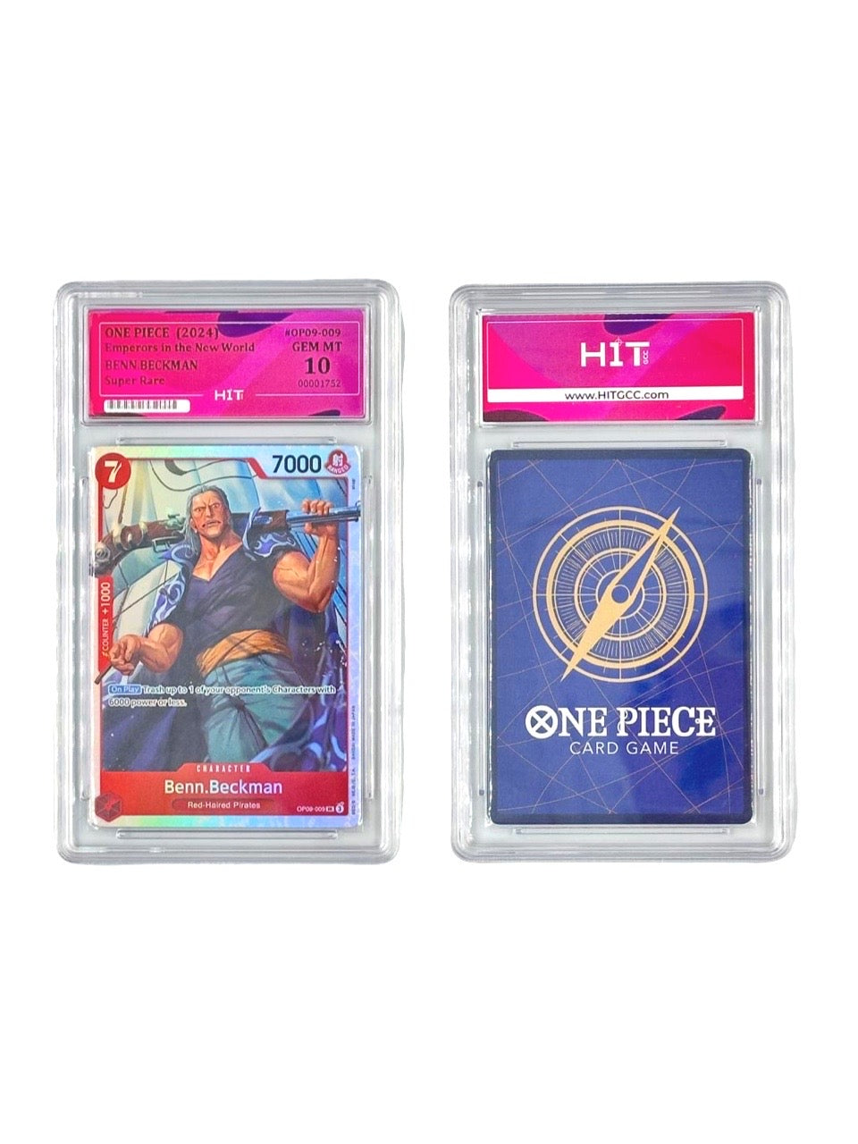 One Piece Benn Beckman Super Rare OP09-009 00001752