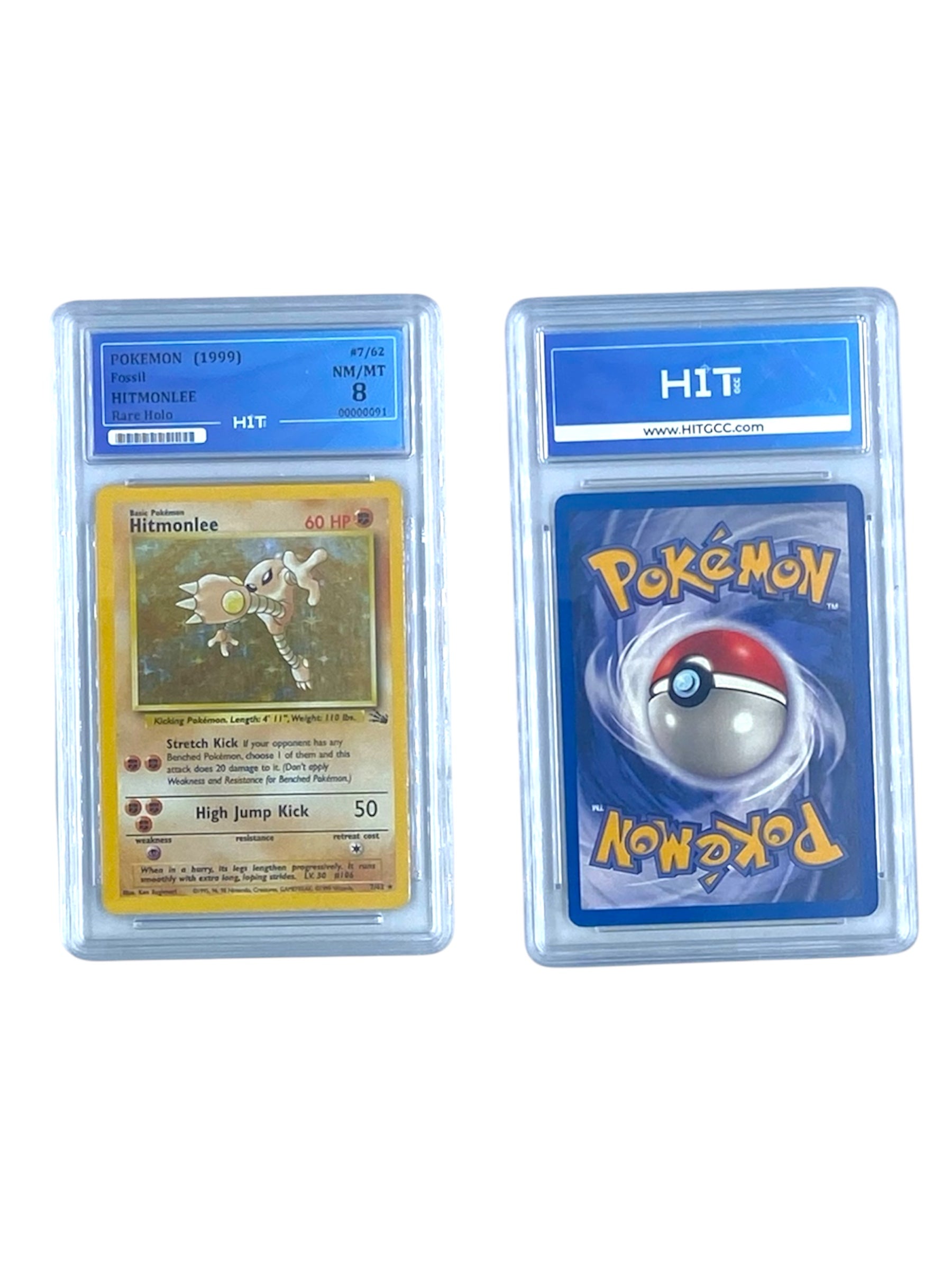 Pokémon Hitmonlee Rare Holo (Fossil) 00000091