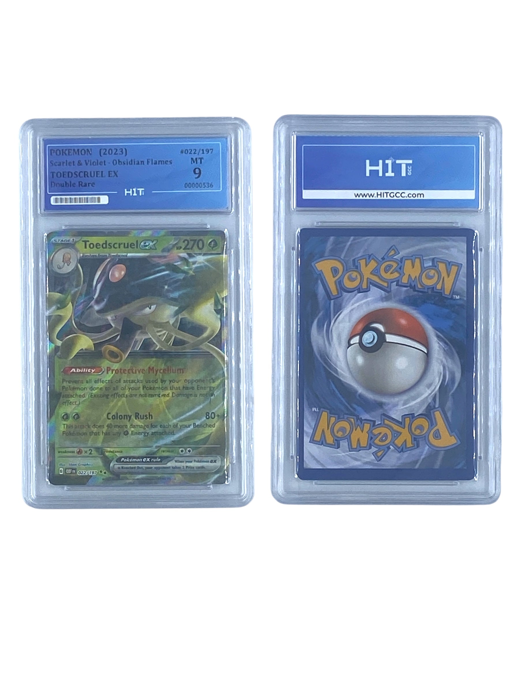 Pokémon Toedscruel EX Double Rare (Scarlet & Violet - Obsidian Flames) 00000536