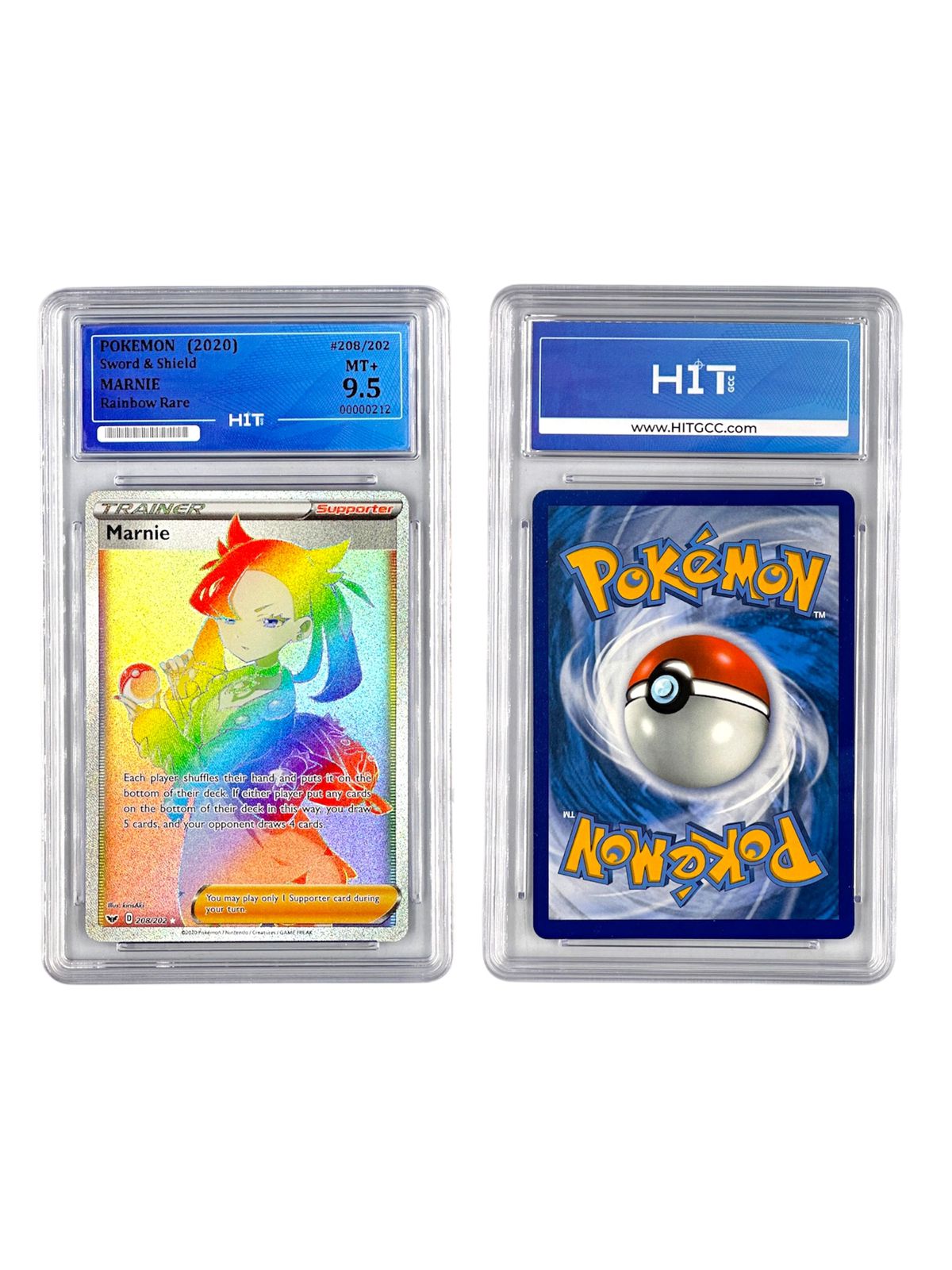 Pokémon Marnie Rainbow Rare (Sword & Shield) 00000212