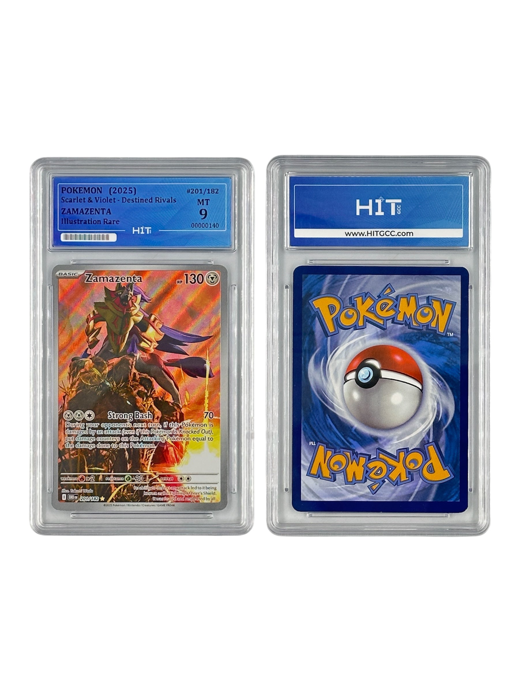 Pokémon Zamazenta Illustration Rare (Scarlet & Violet - Destined Rivals) 00000140