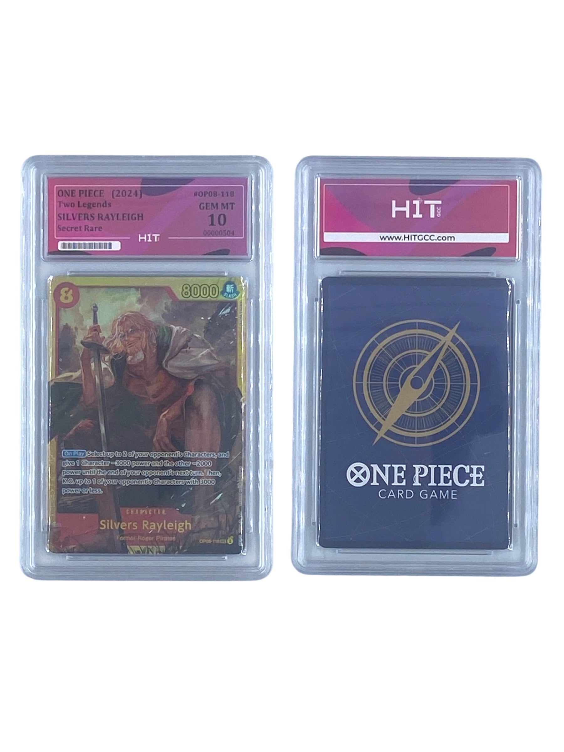 One Piece Silvers Rayleigh Secret Rare (2024 Two Legends) 00000504