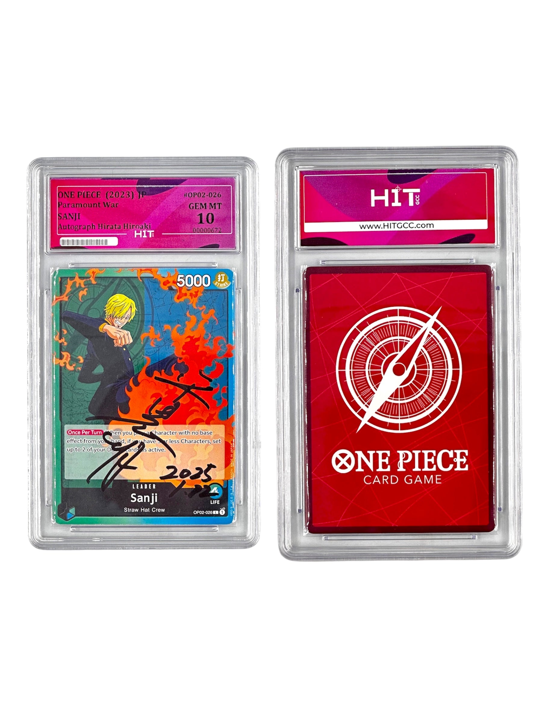 One Piece Sanji Autograph (JP Paramount War) 00000672