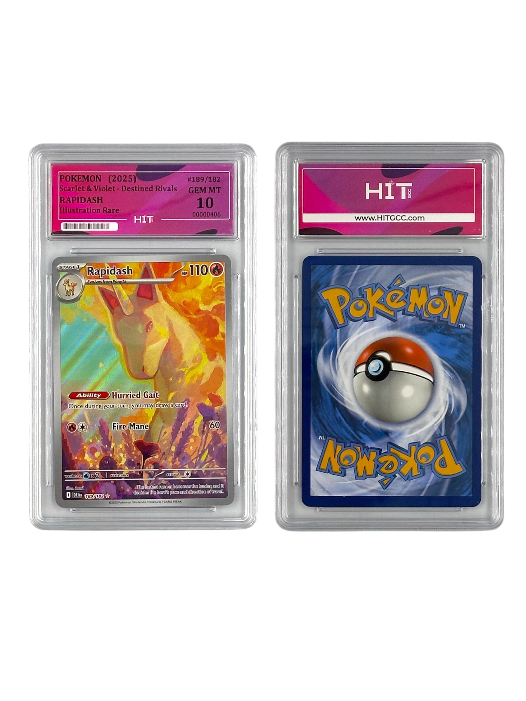 Pokémon Rapidash Illustration Rare (Scarlet & Violet - Destined Rivals) 00000406