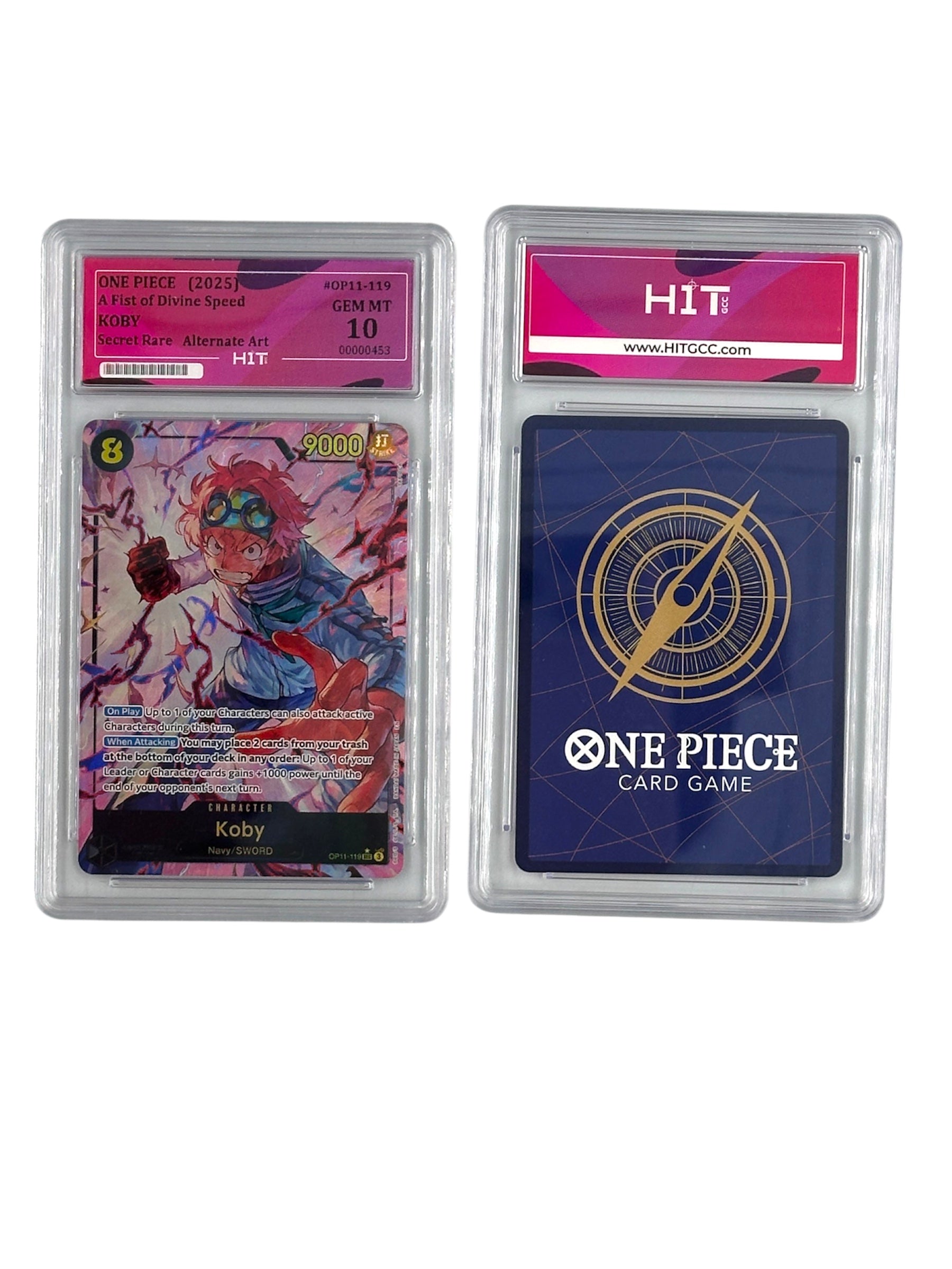 One Piece Koby Secret Rare Alternate Art (OP11) 00000453