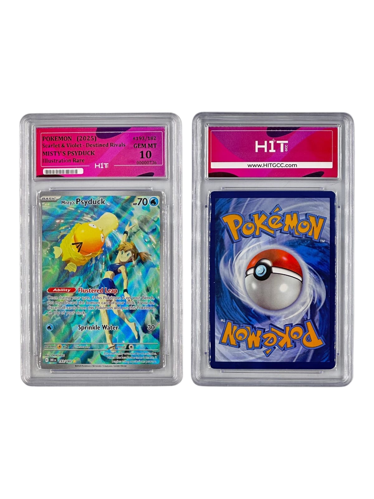 Pokémon Misty's Psyduck Illustration Rare (Scarlet & Violet - Destined Rivals) 00000736