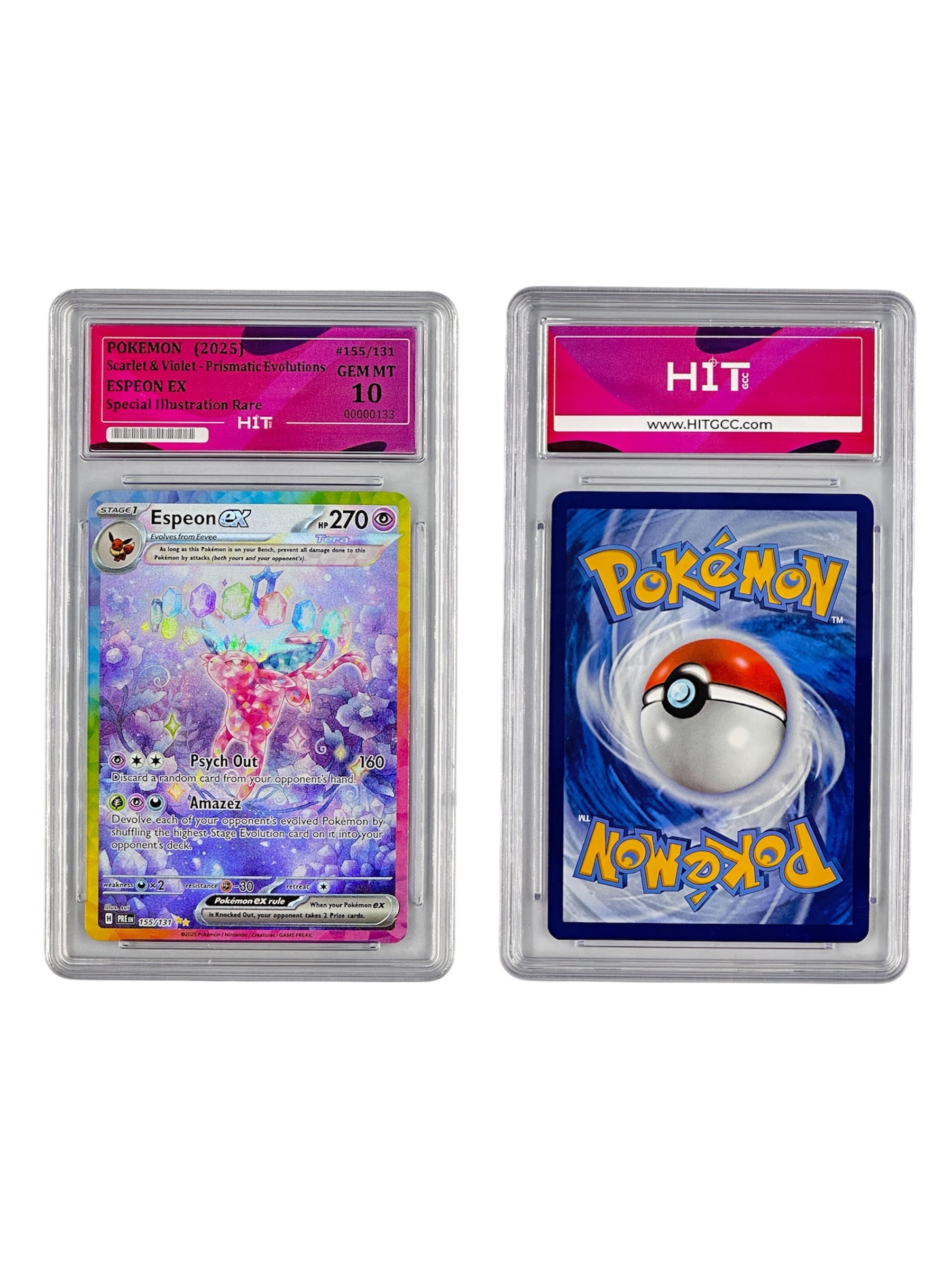 Pokémon Espeon EX Special Illustration Rare (Scarlet & Violet - Prismatic Evolutions) 00000133
